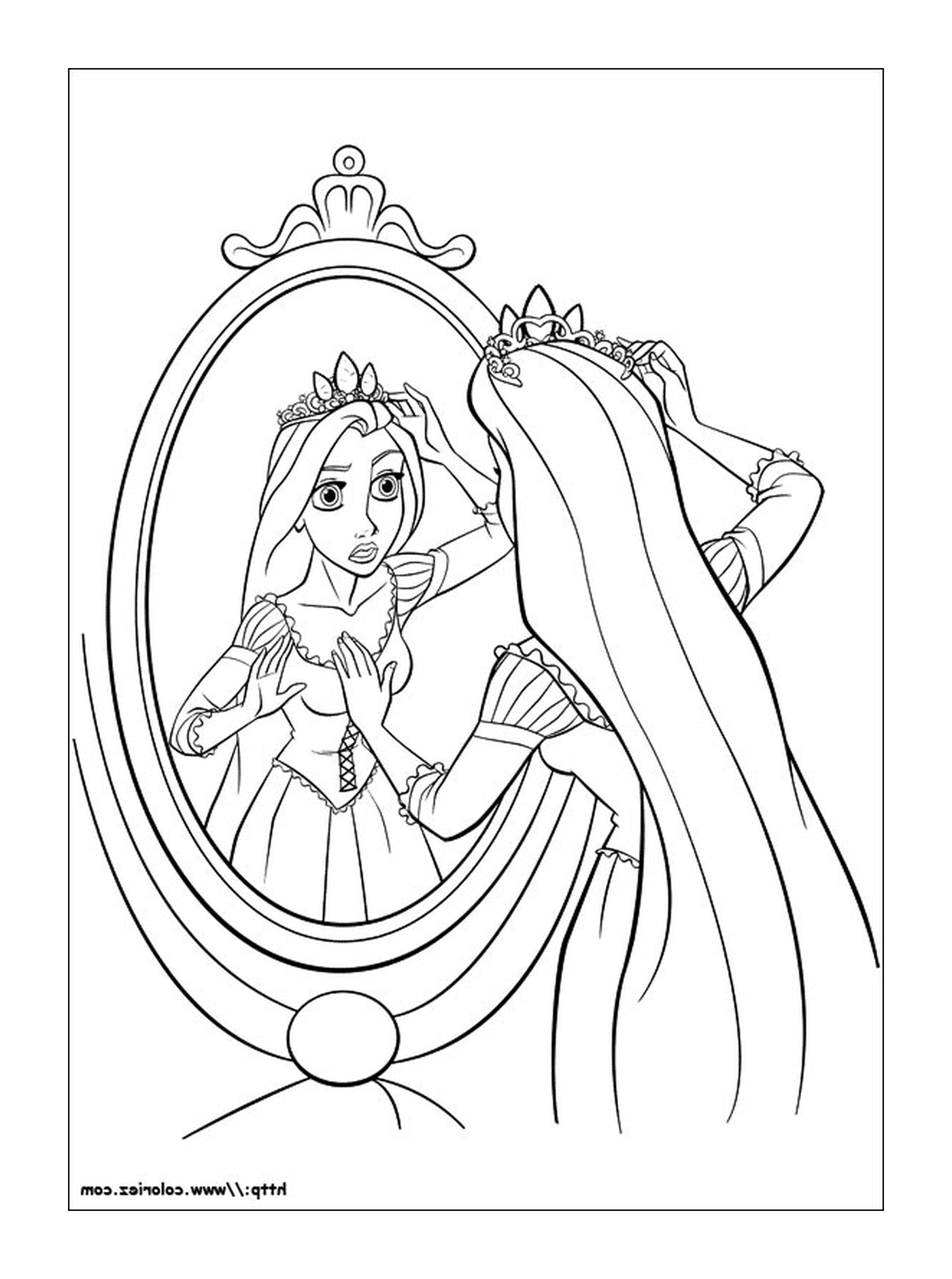  Princesa Raiponce, majestuosa corona 