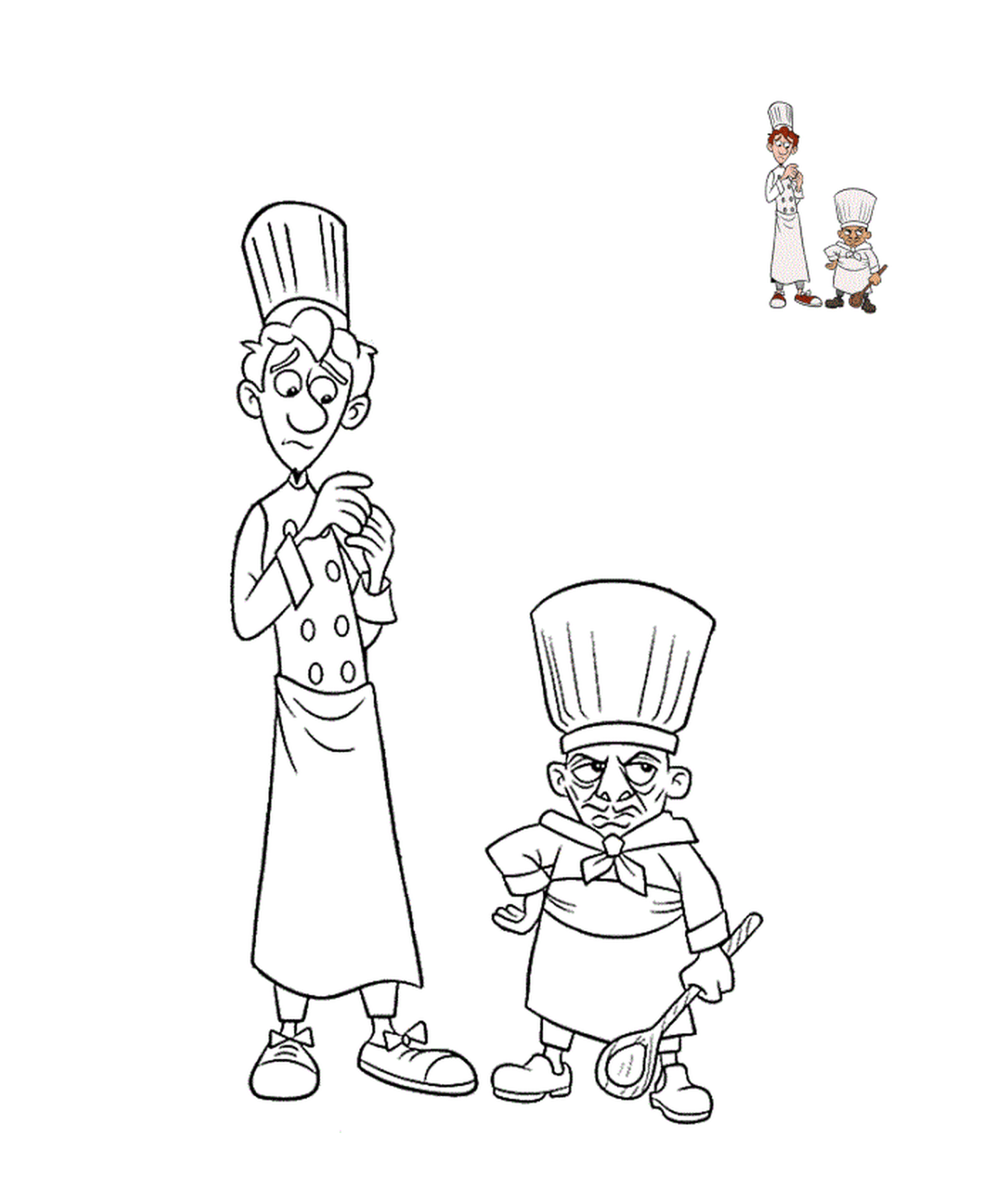  Skinner und Alfredo, fesselnde Küche 