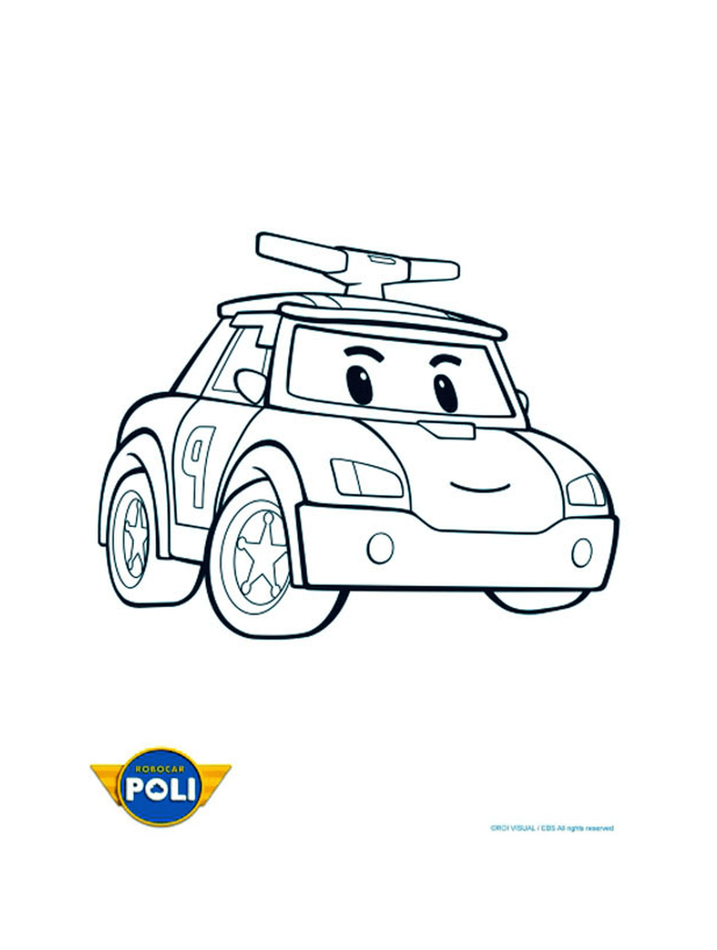  Robocar Poli Police Car 
