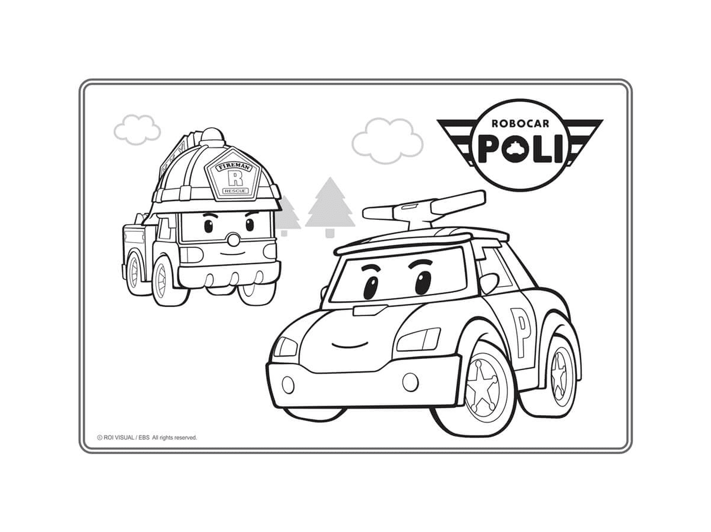  Roy y Poli, vehículos de seguridad 
