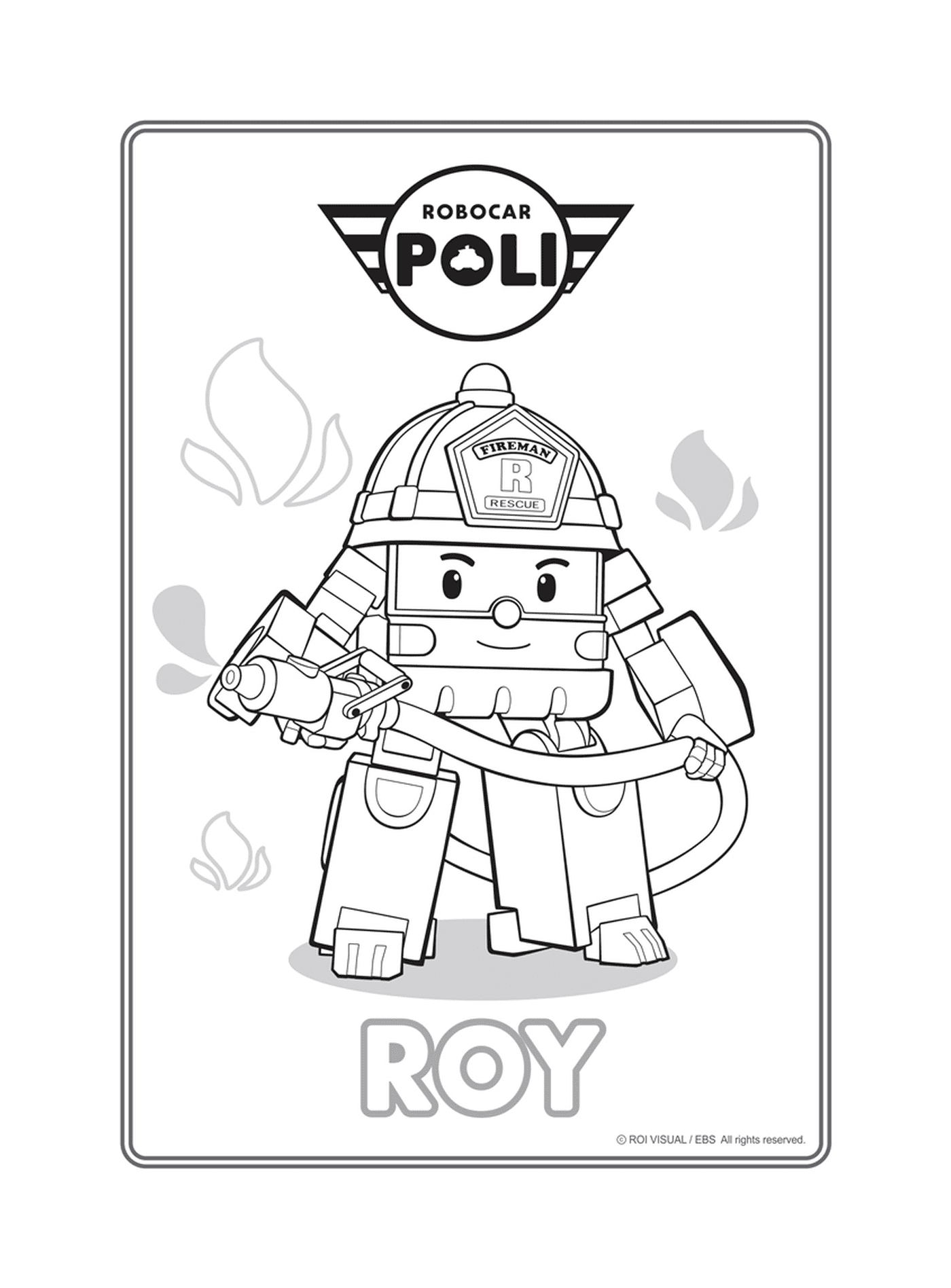  Roy, el bombero de Robocar Poli 