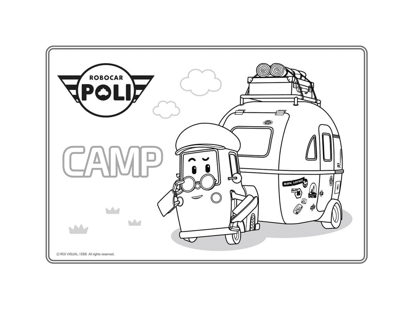  Camping en Robocar Poli 