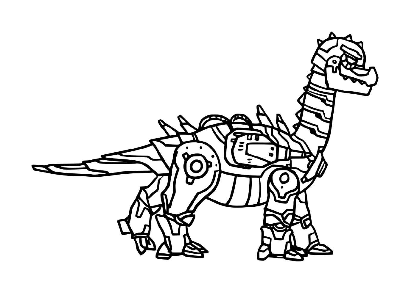  Plateosaur, dinosaur robot 