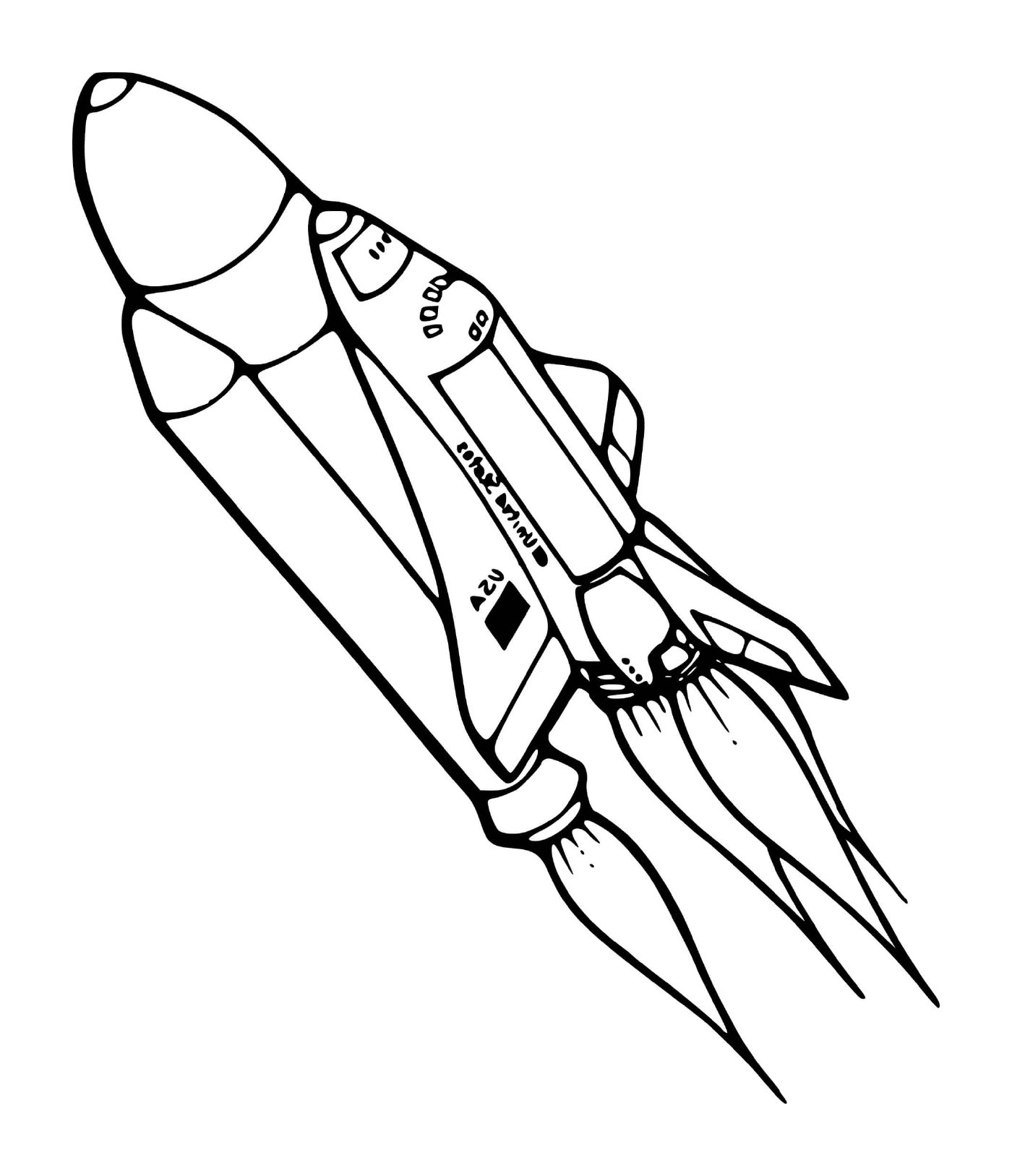  Cohete espacial de la NASA 