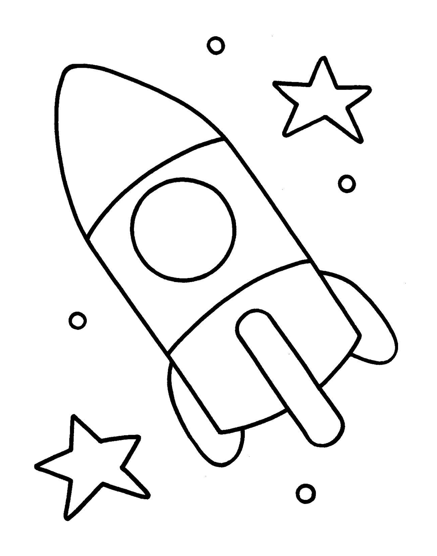  Космическая ракета для детей 