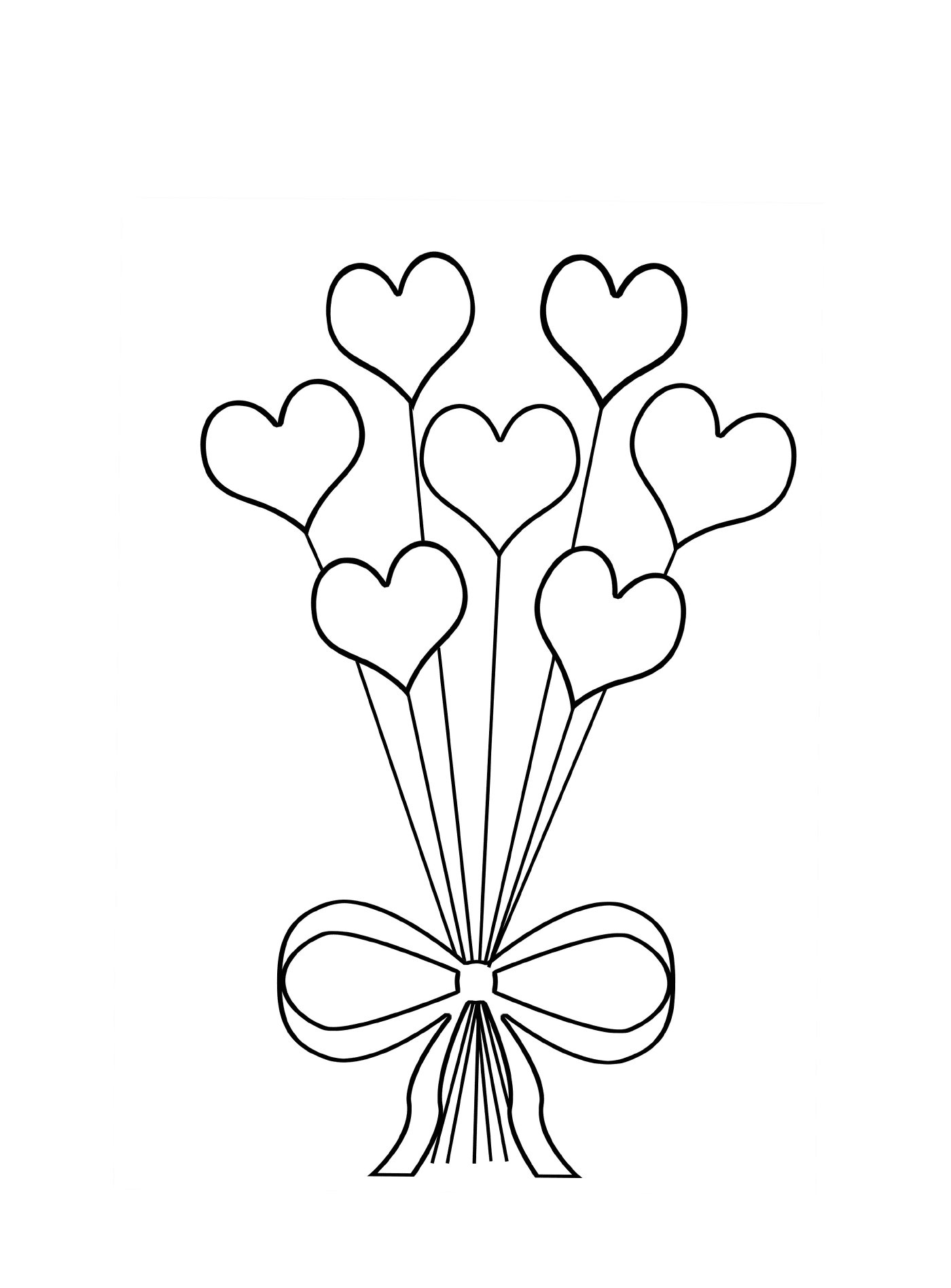  Globo en forma de corazón Bouquet 