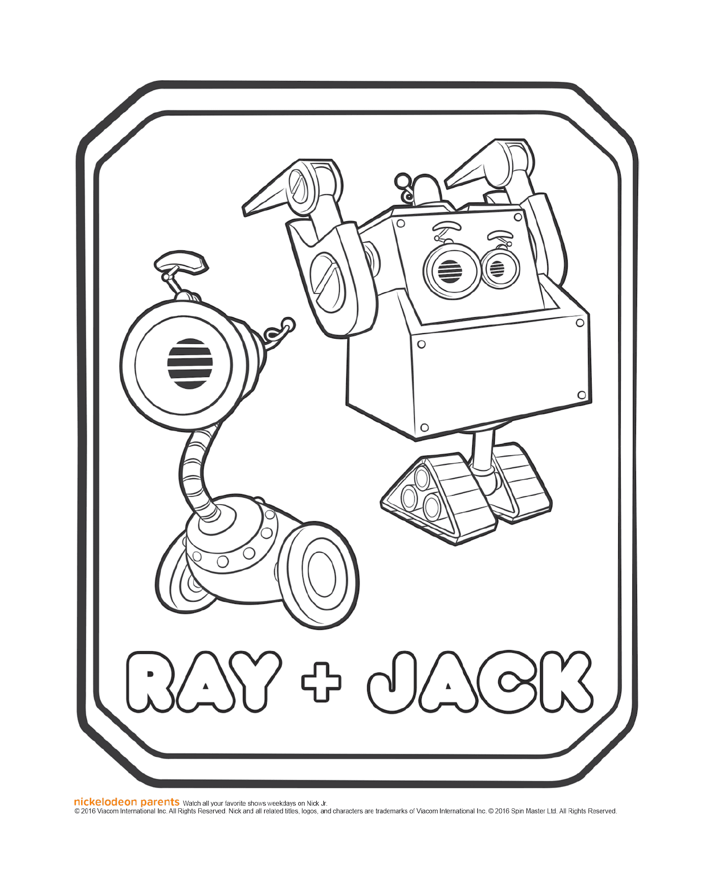  Rusty Rivets Ray Jack, serbatoio robot 