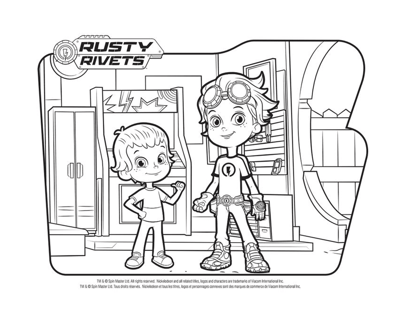  Boy and daughter of Rusty Rivets 