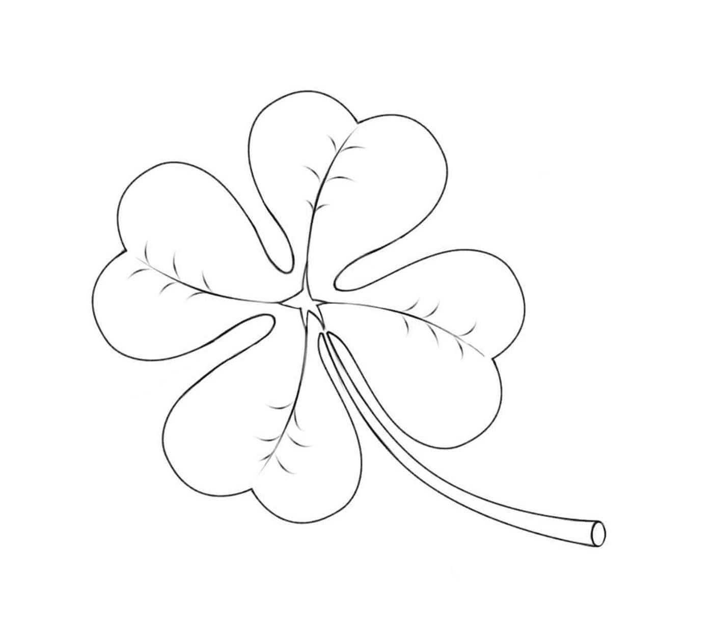  Four-leaf clover for Saint Patrick 