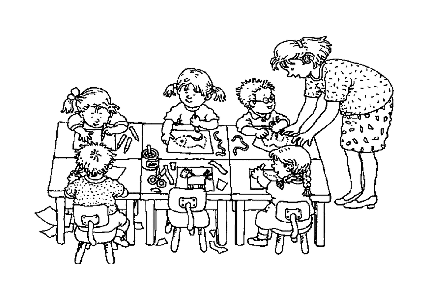  Kindergarten class 
