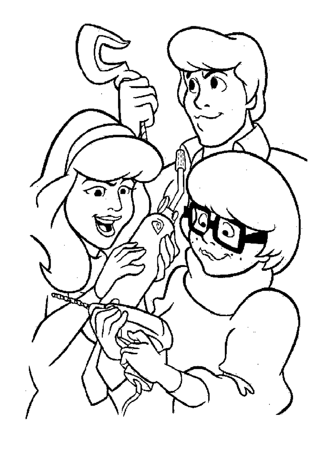 The Scooby-Doo gang 