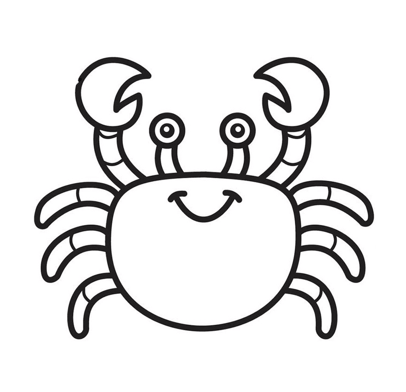  an easy crab for kindergartens 
