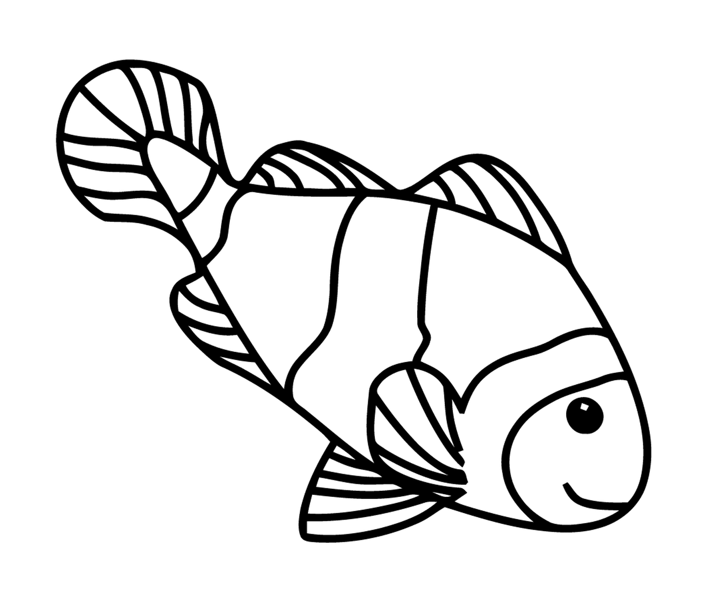  un pesce pagliaccio 
