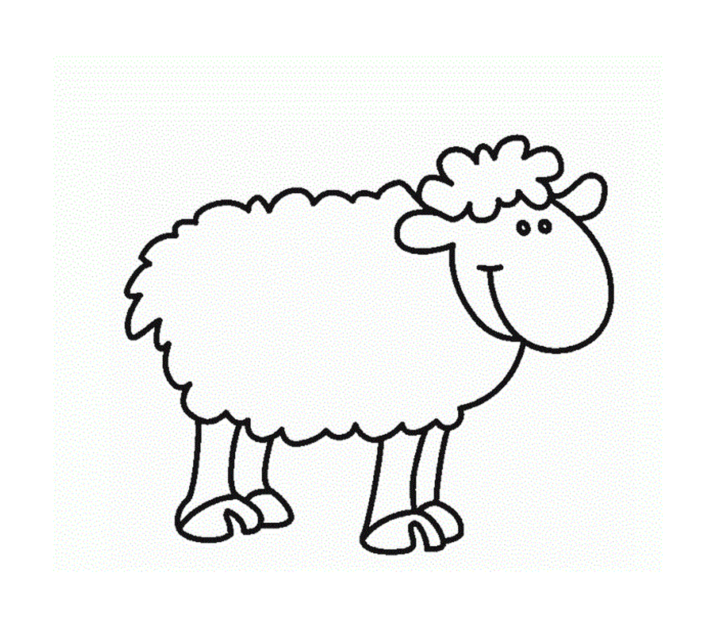  Очаровательная и прелестная овца 