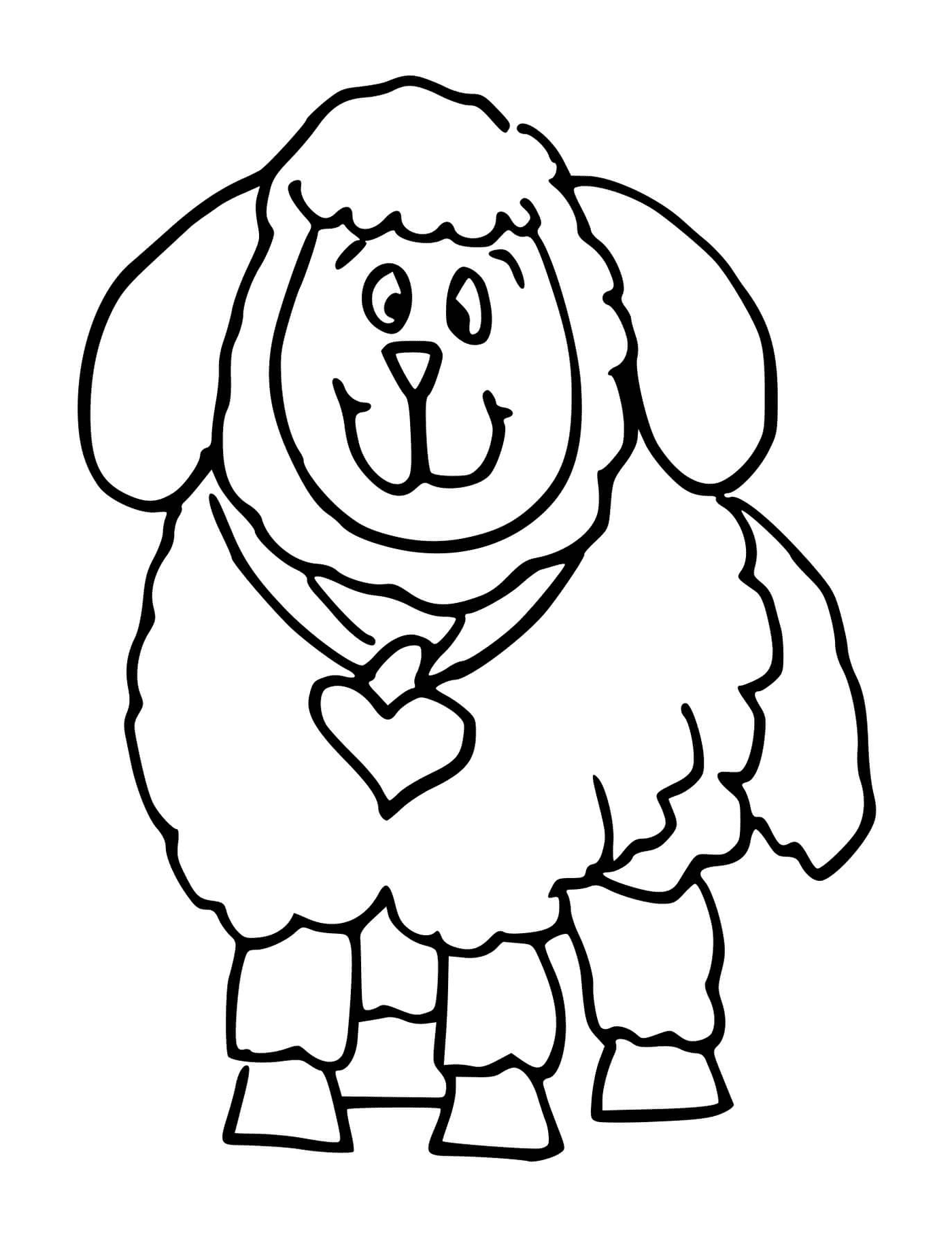  Mouton con corazón tierno 