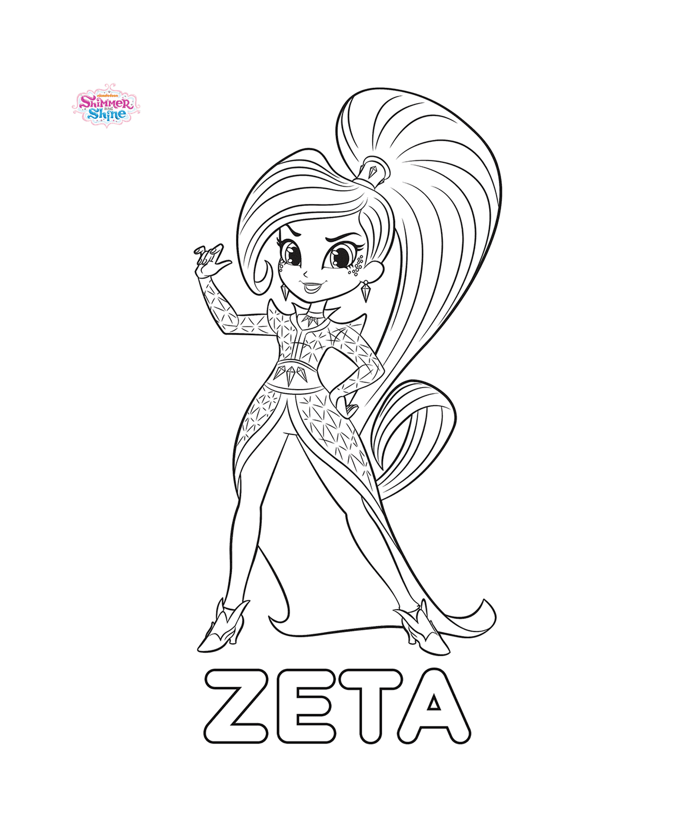 Zeta from Shimmer and Shine 