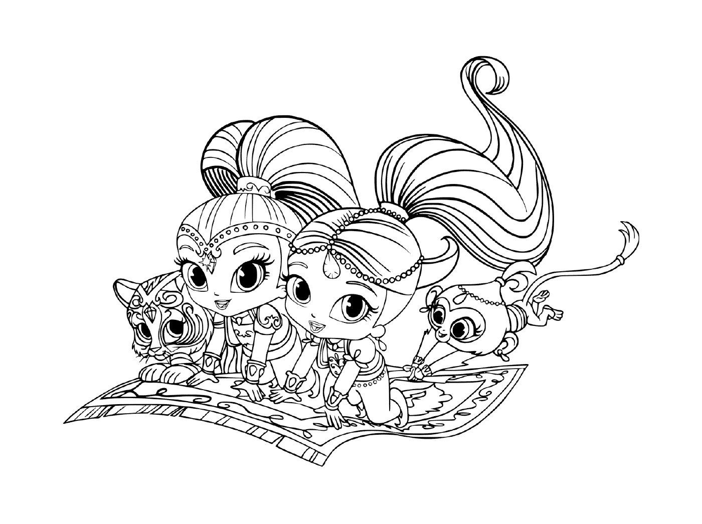  Shimmer and Shine pets 