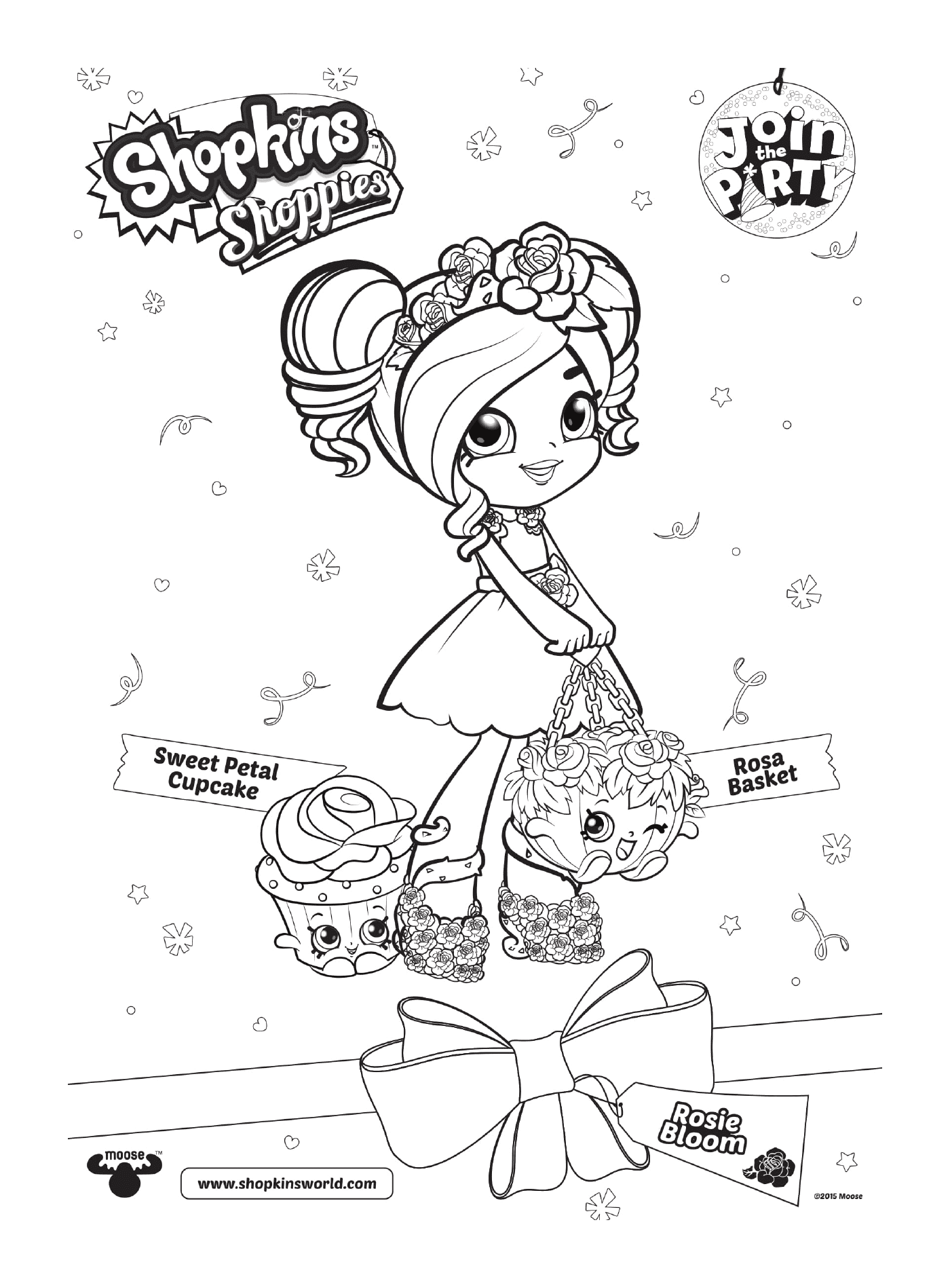  Rosa Basket by Sweet Petal Cupcake de Únete a la fiesta Shoppies Shopkins 