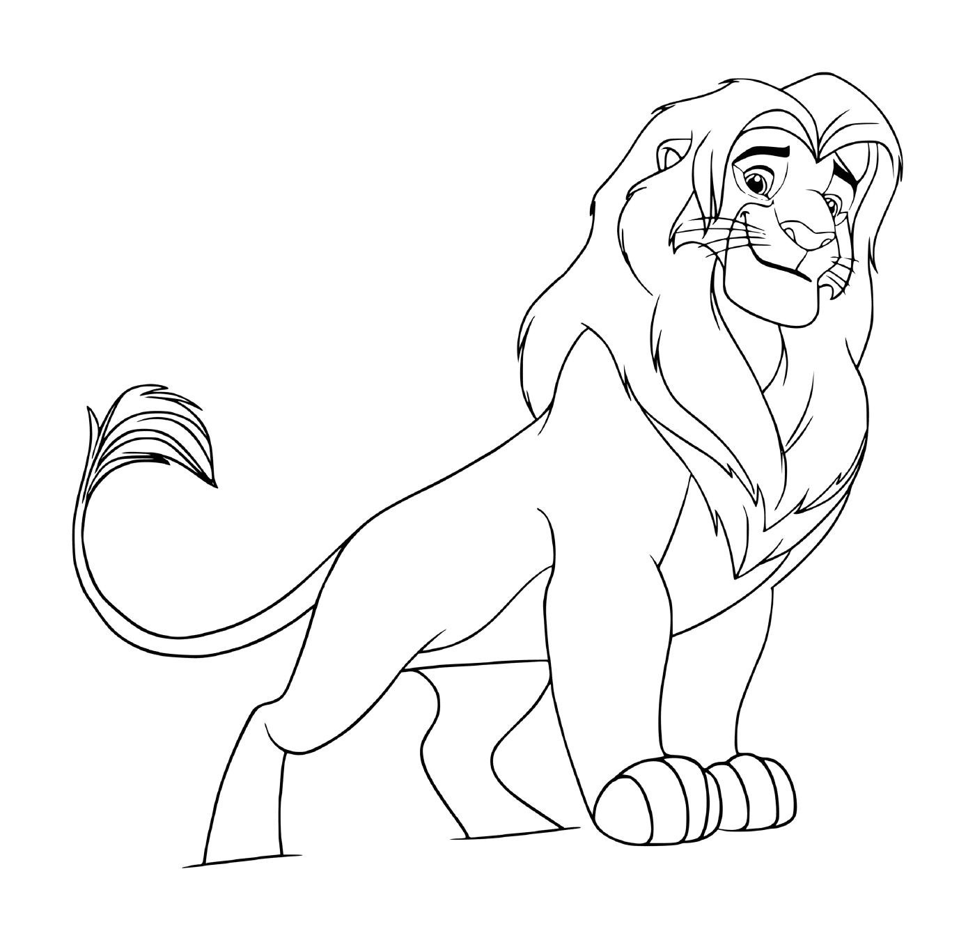  Simba, der große König des Löwen 