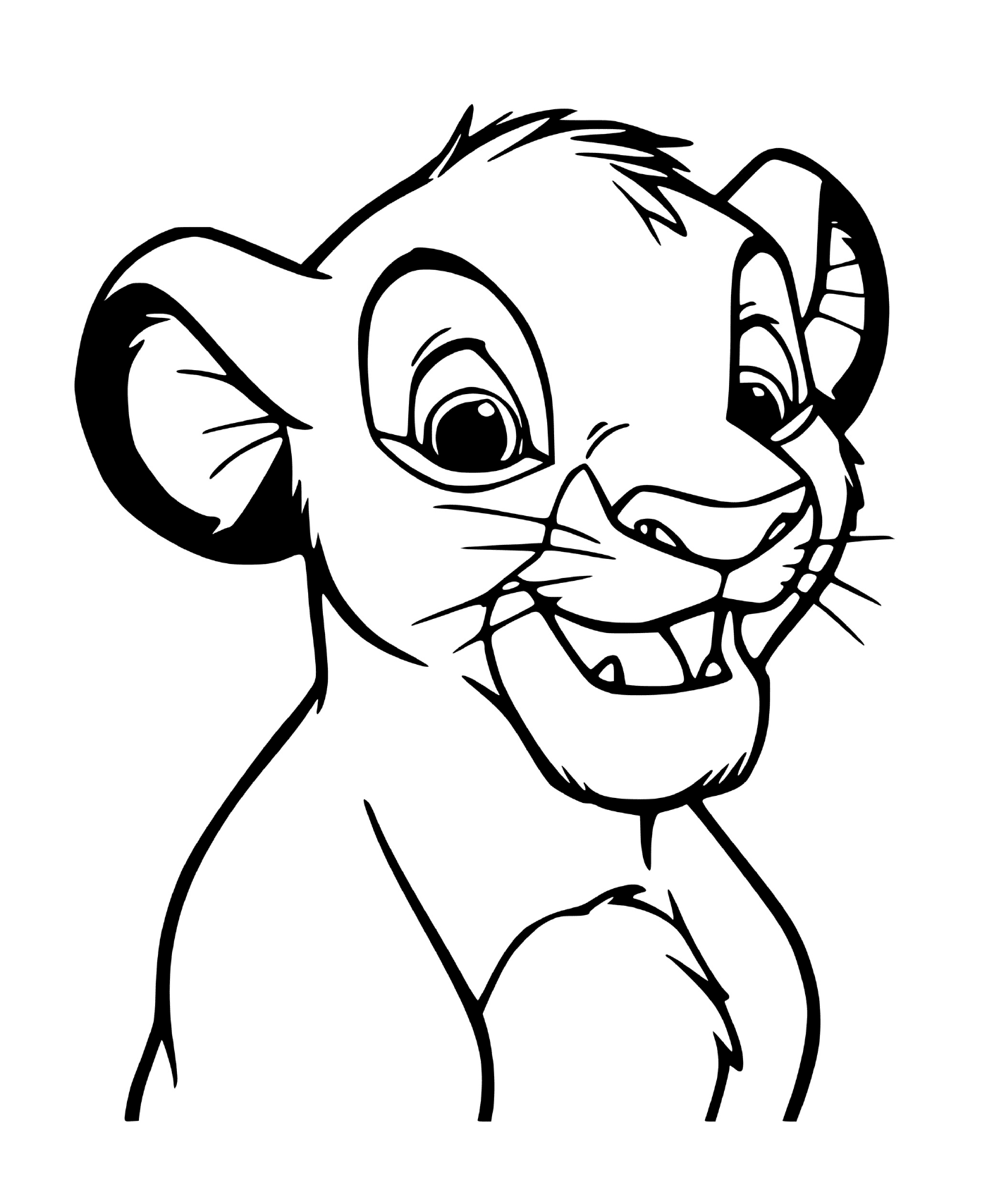 Simba, pequeño jugador de leones 