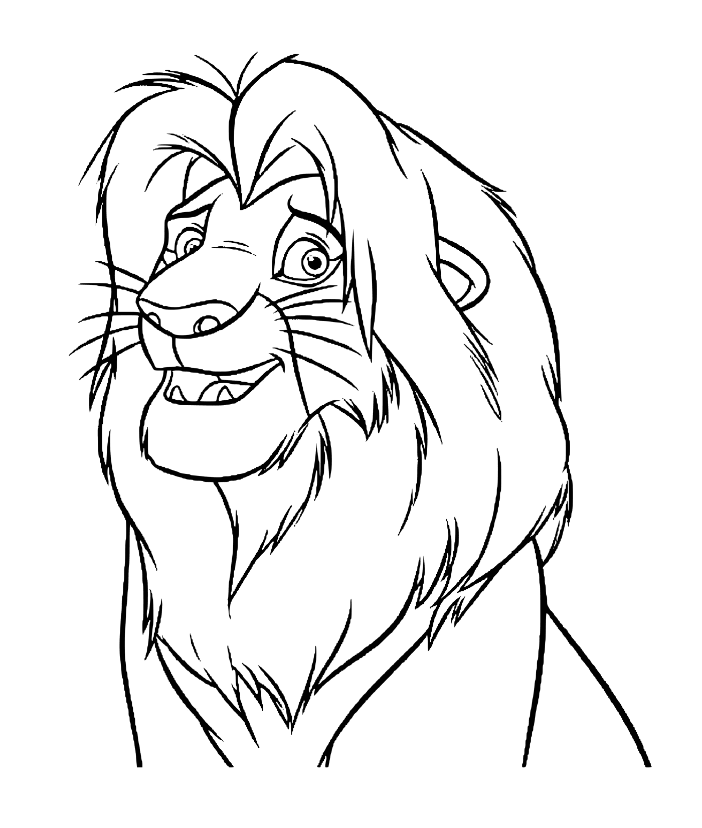 Simba, the majestic lion 