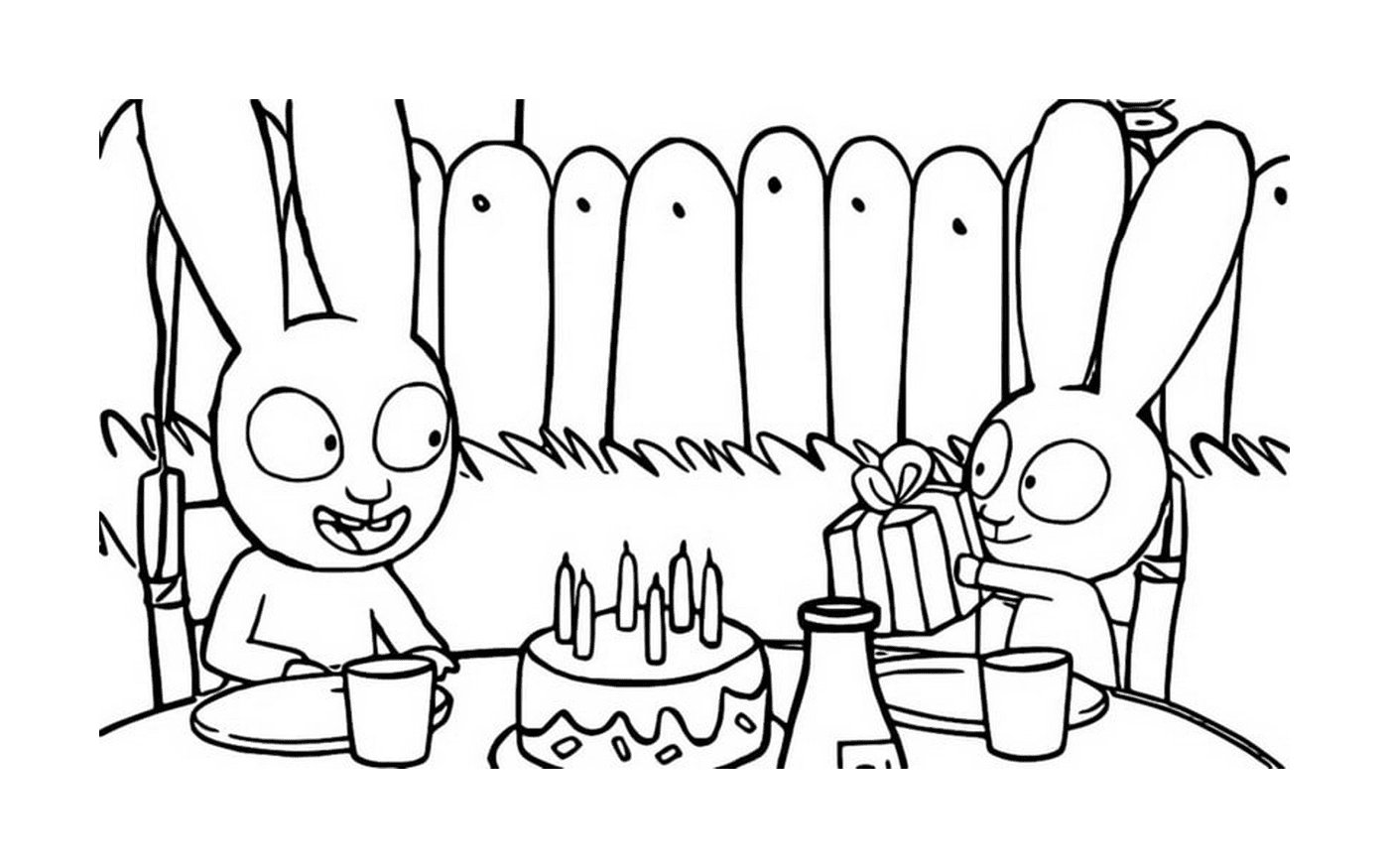  Simon's birthday, joyous celebration 