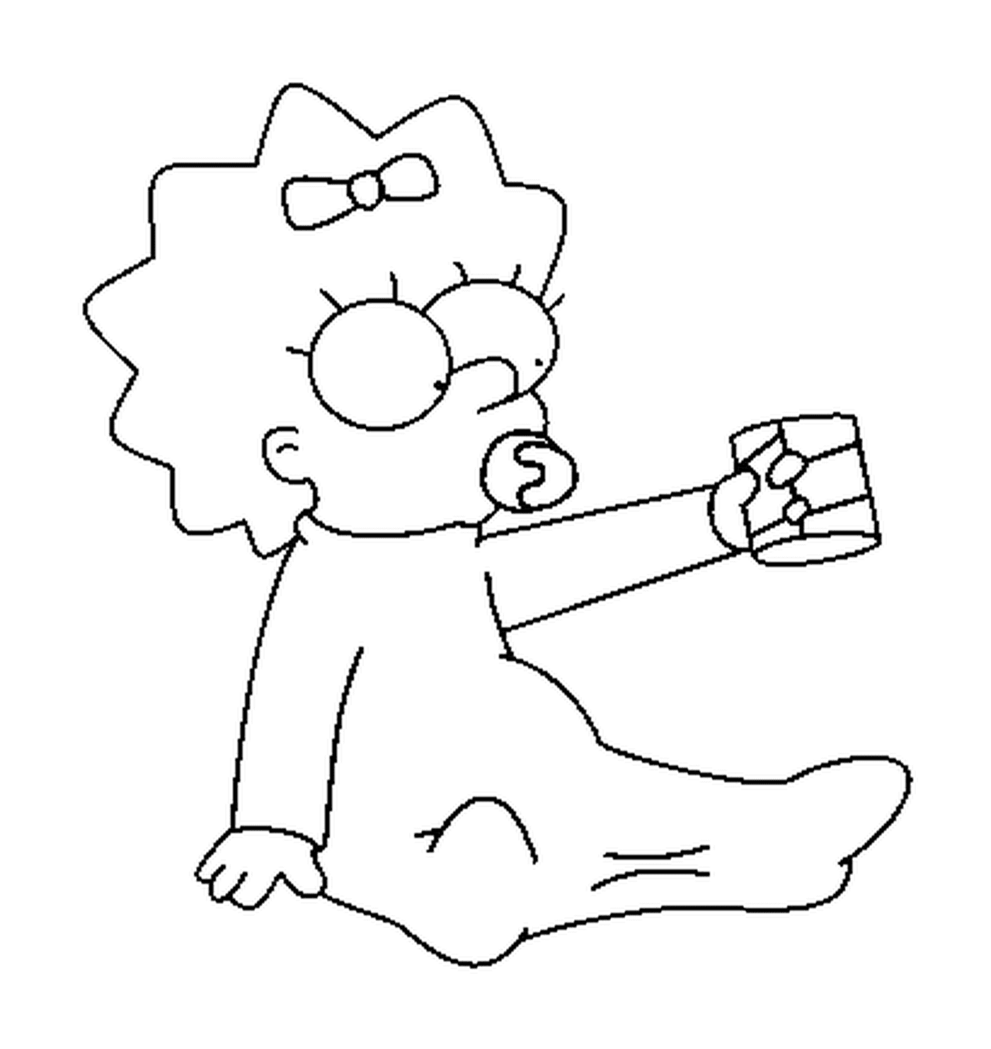  Maggie Simpson, beloved character 