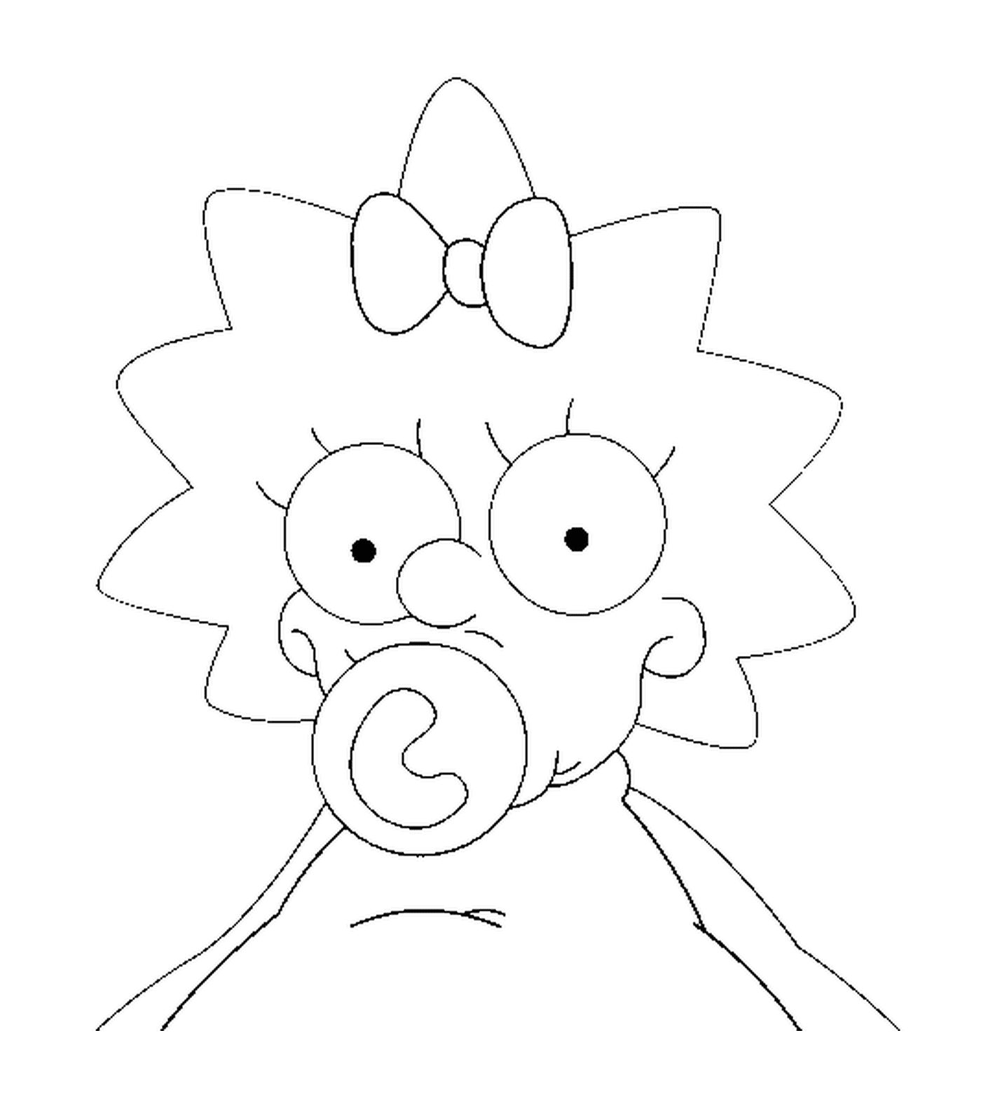  Maggie Simpson, adorable baby 