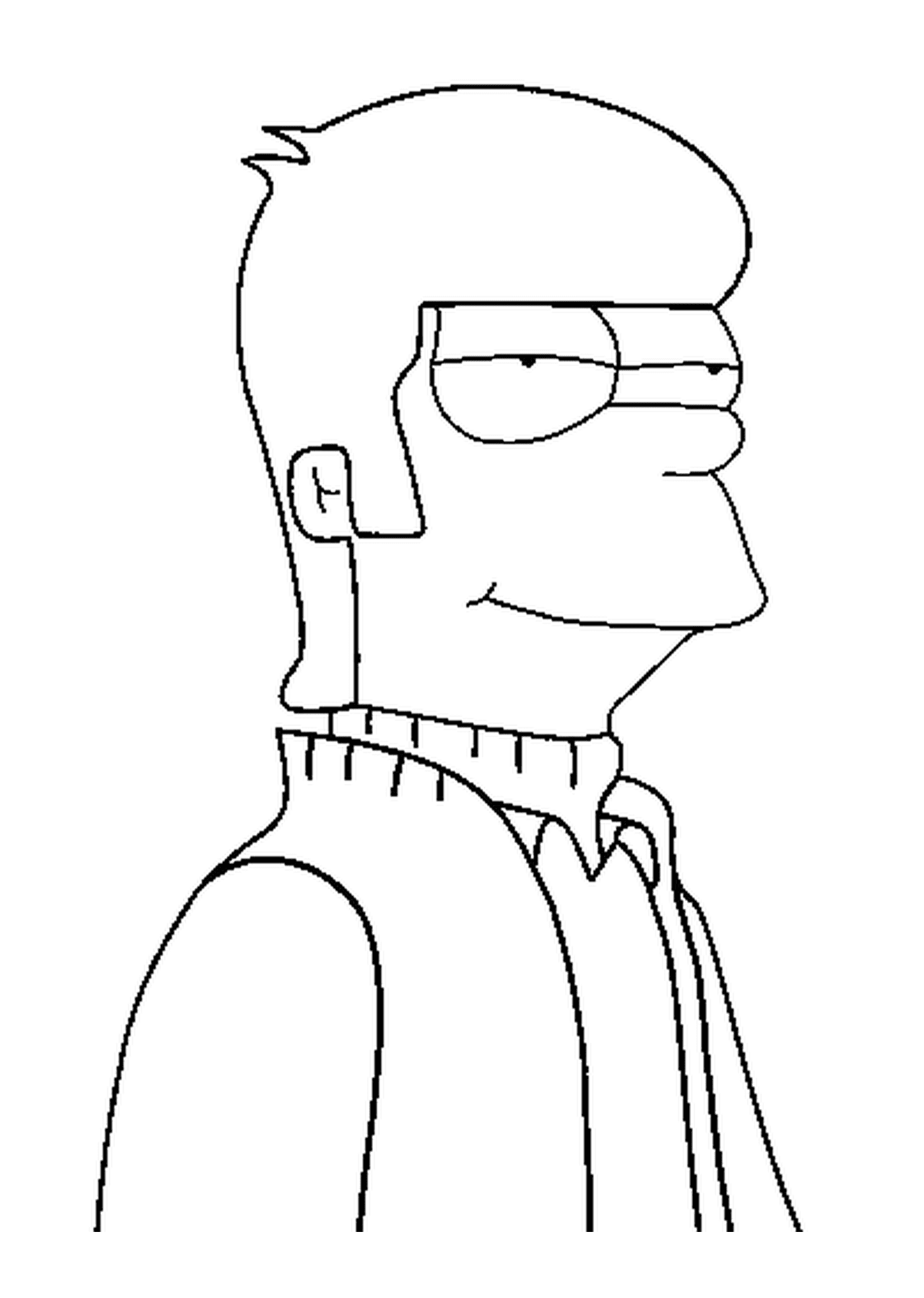  Homer Simpson, jung und spitzbübisch 