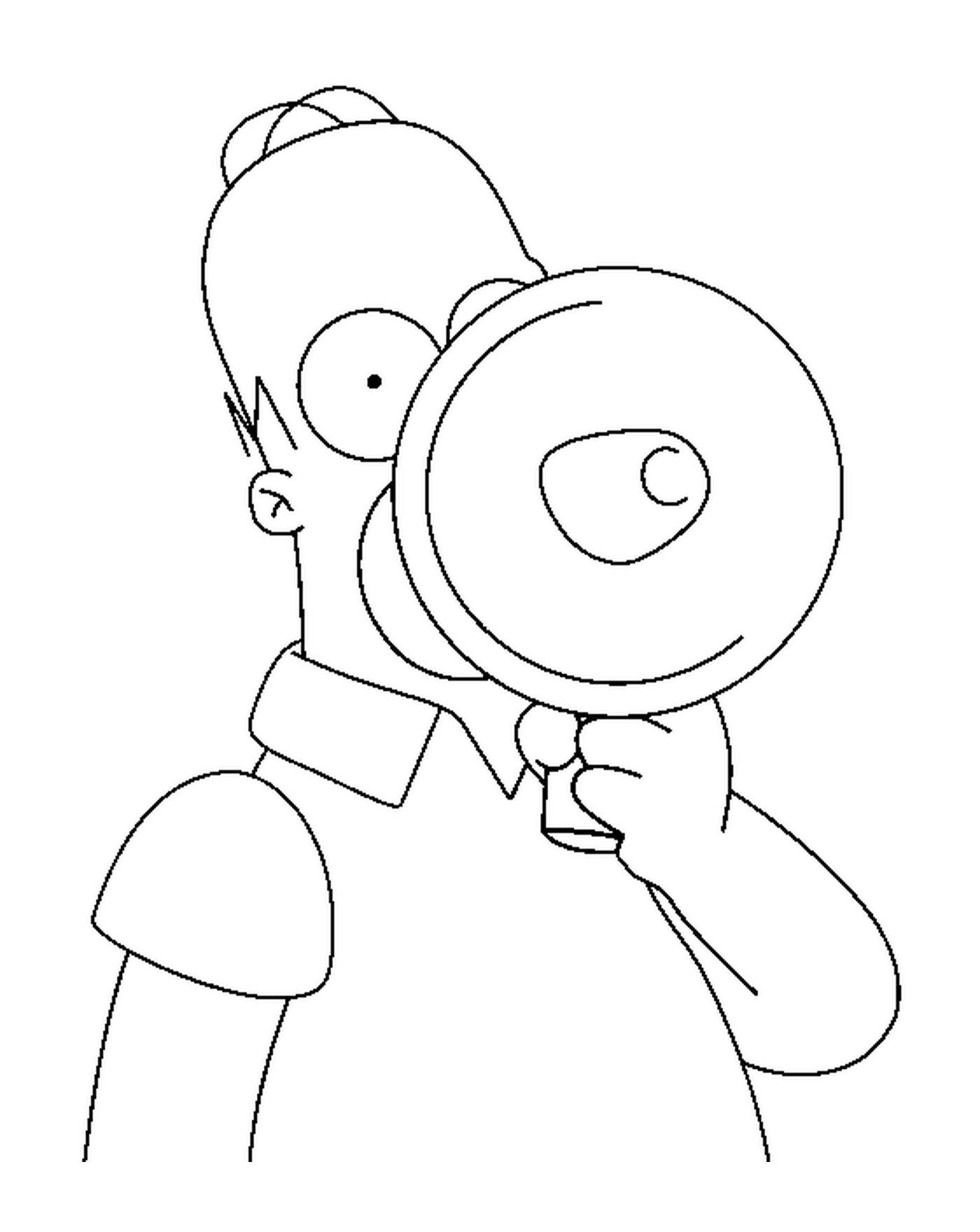  Homer mit einem Lautsprecher 