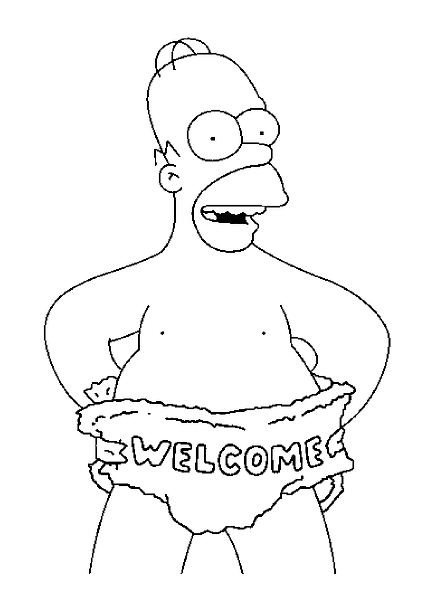  Homer Simpson, a warm welcome 