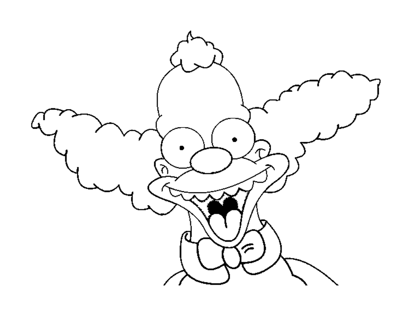  Krusty laughs at Simpson 