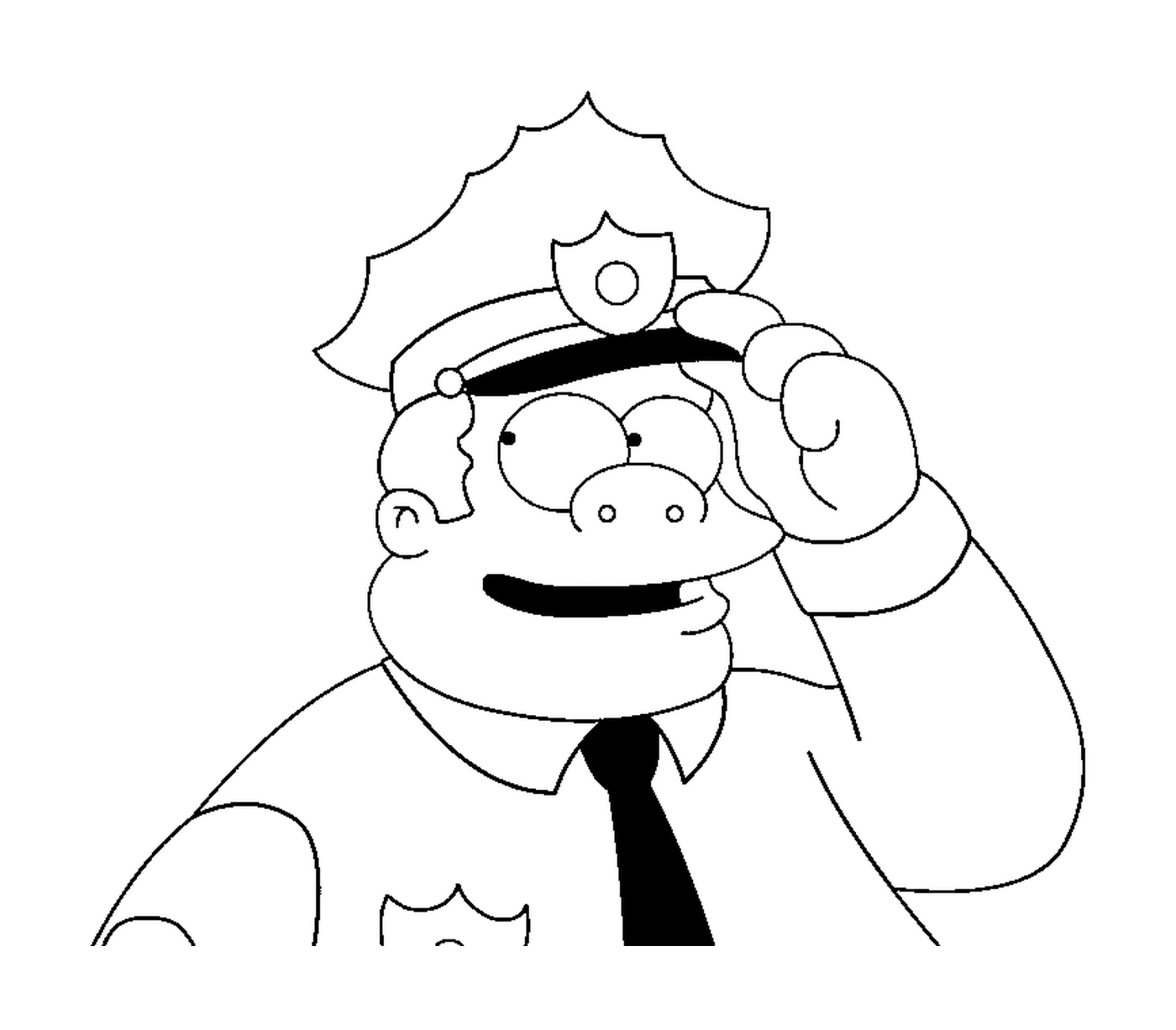  Начальник полиции Симпсон 