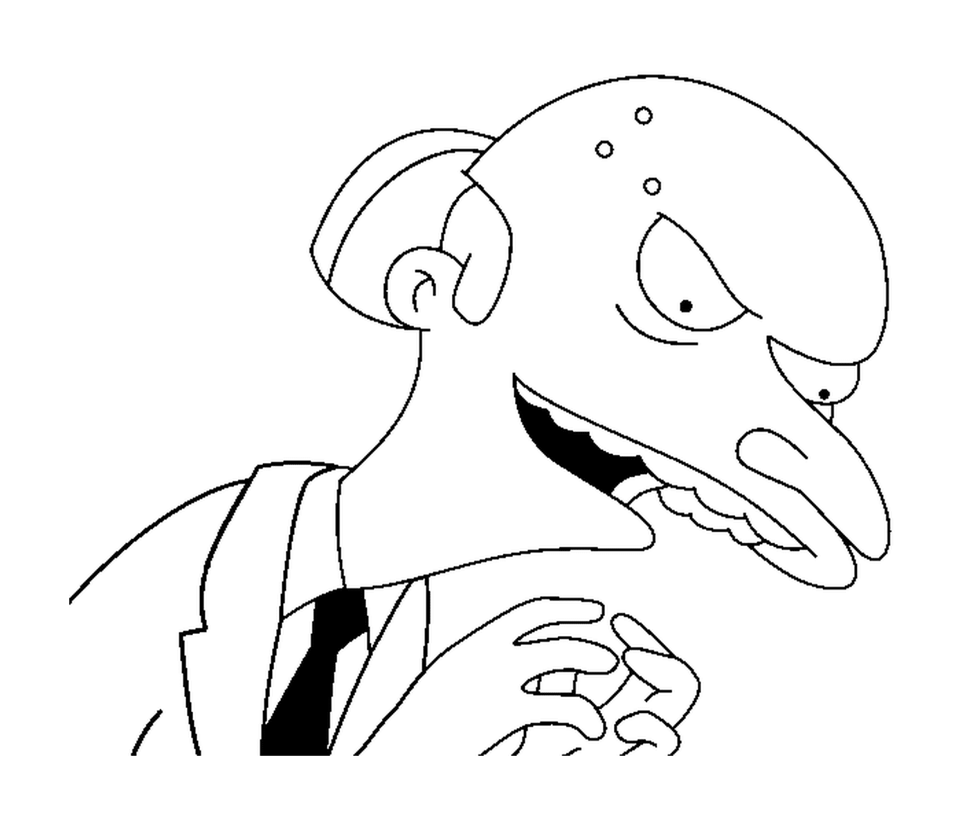 Sr. Burns, hombre de traje 