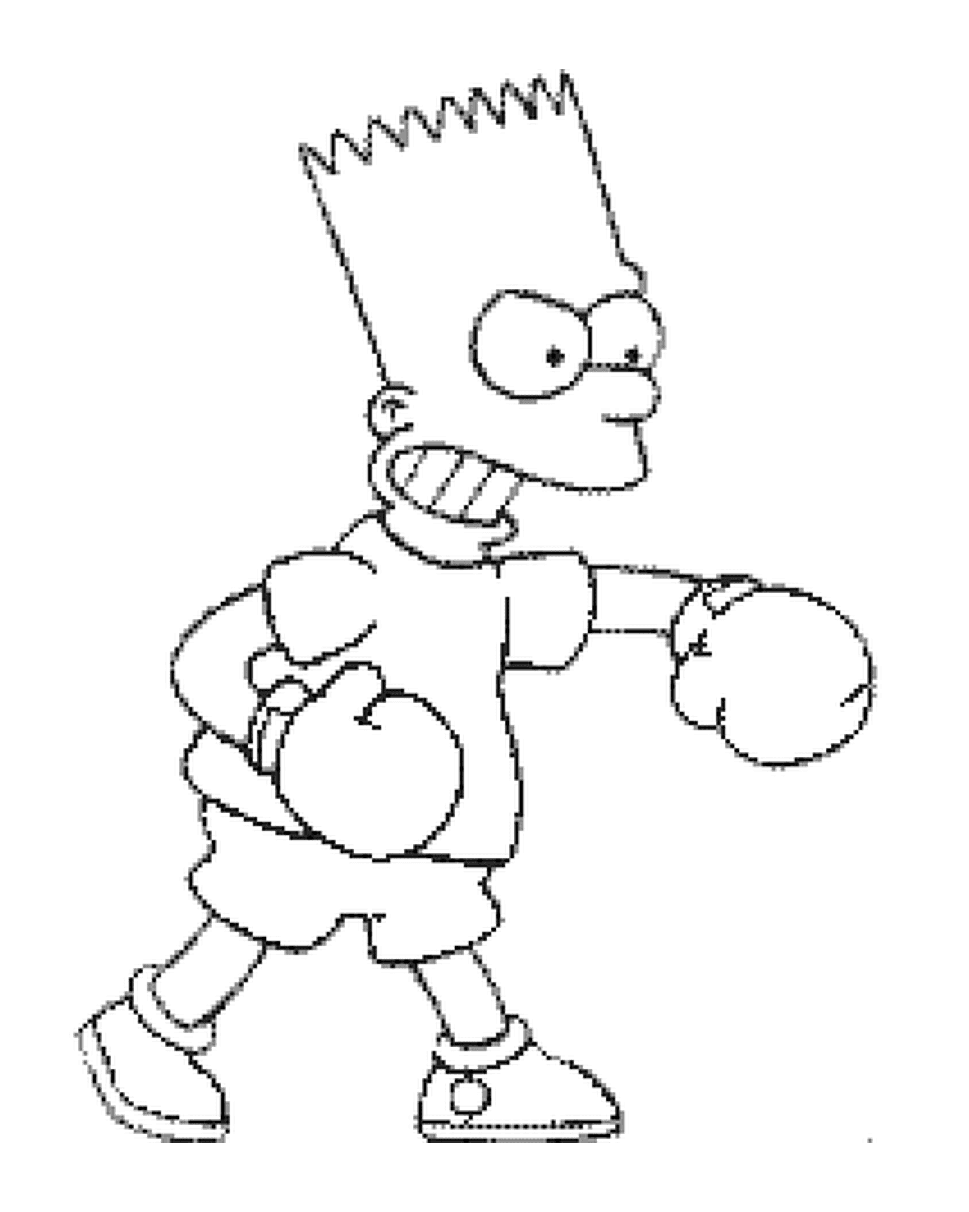  Bart boxing with fervour 
