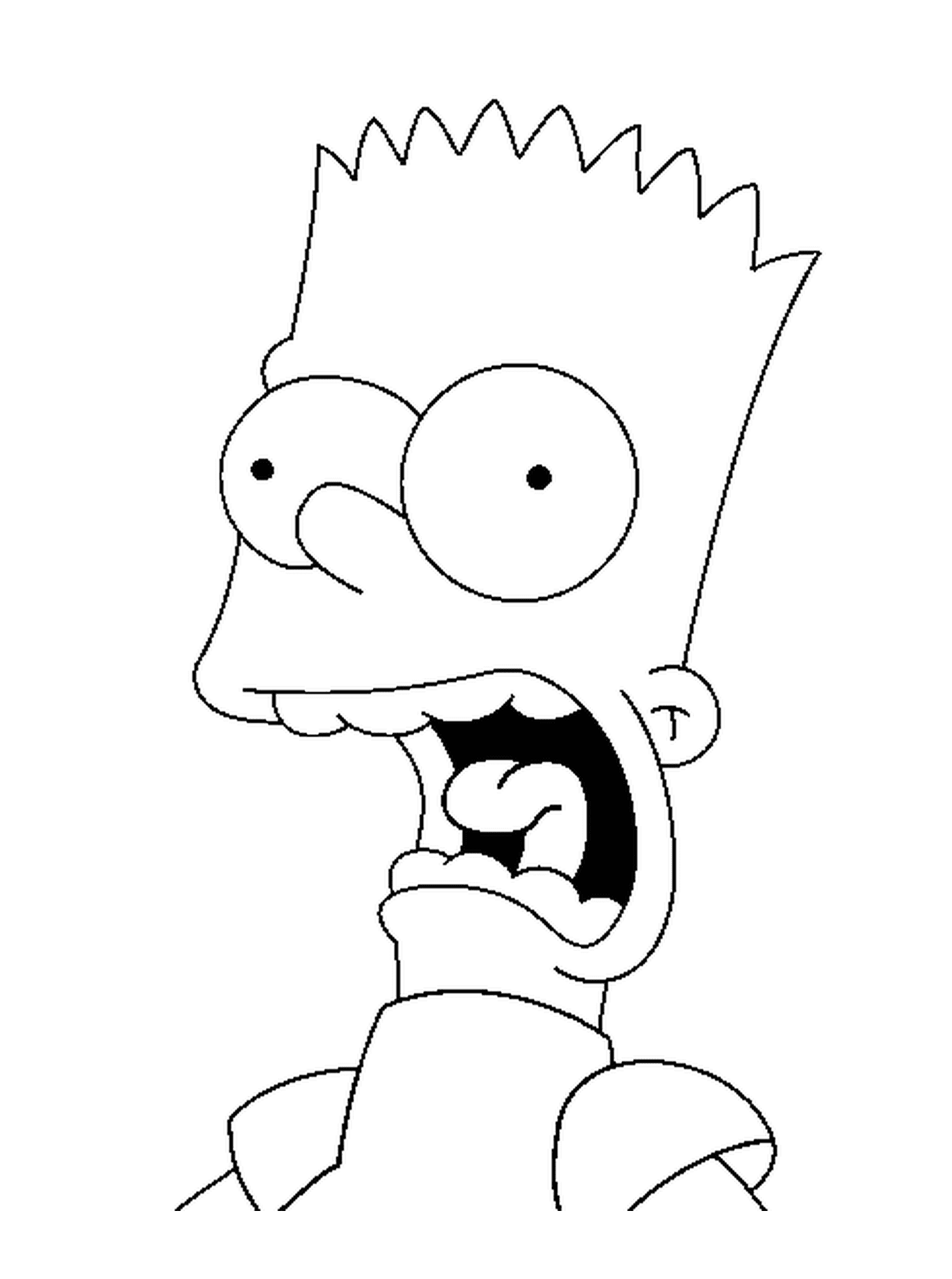  Bart screams with fear 