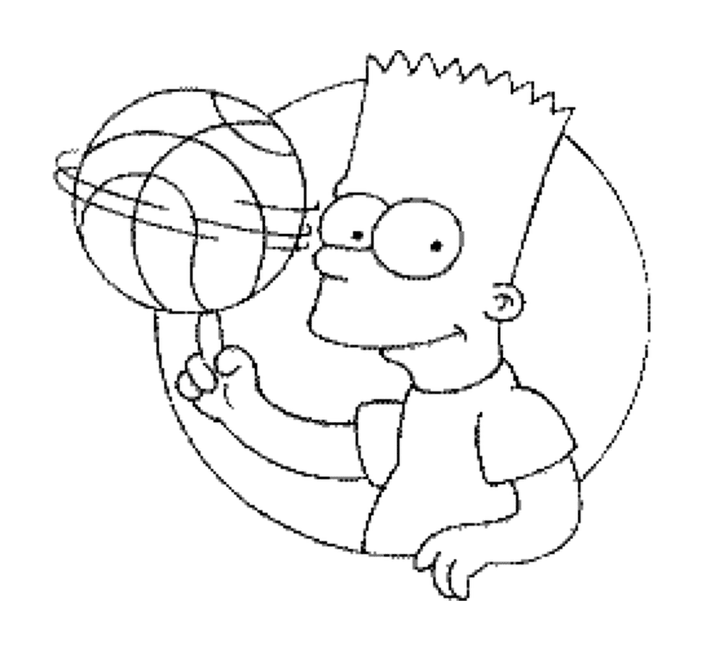  Bart plays basketball 