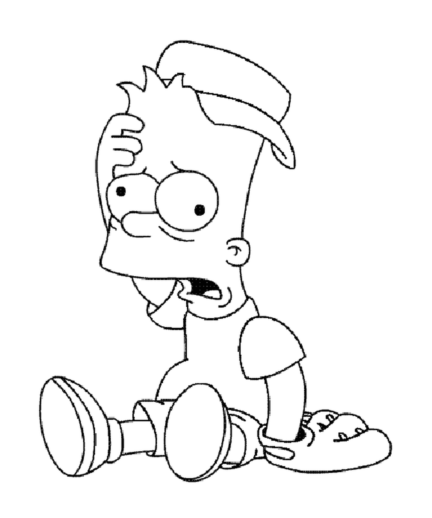  Bart as a baseball player 