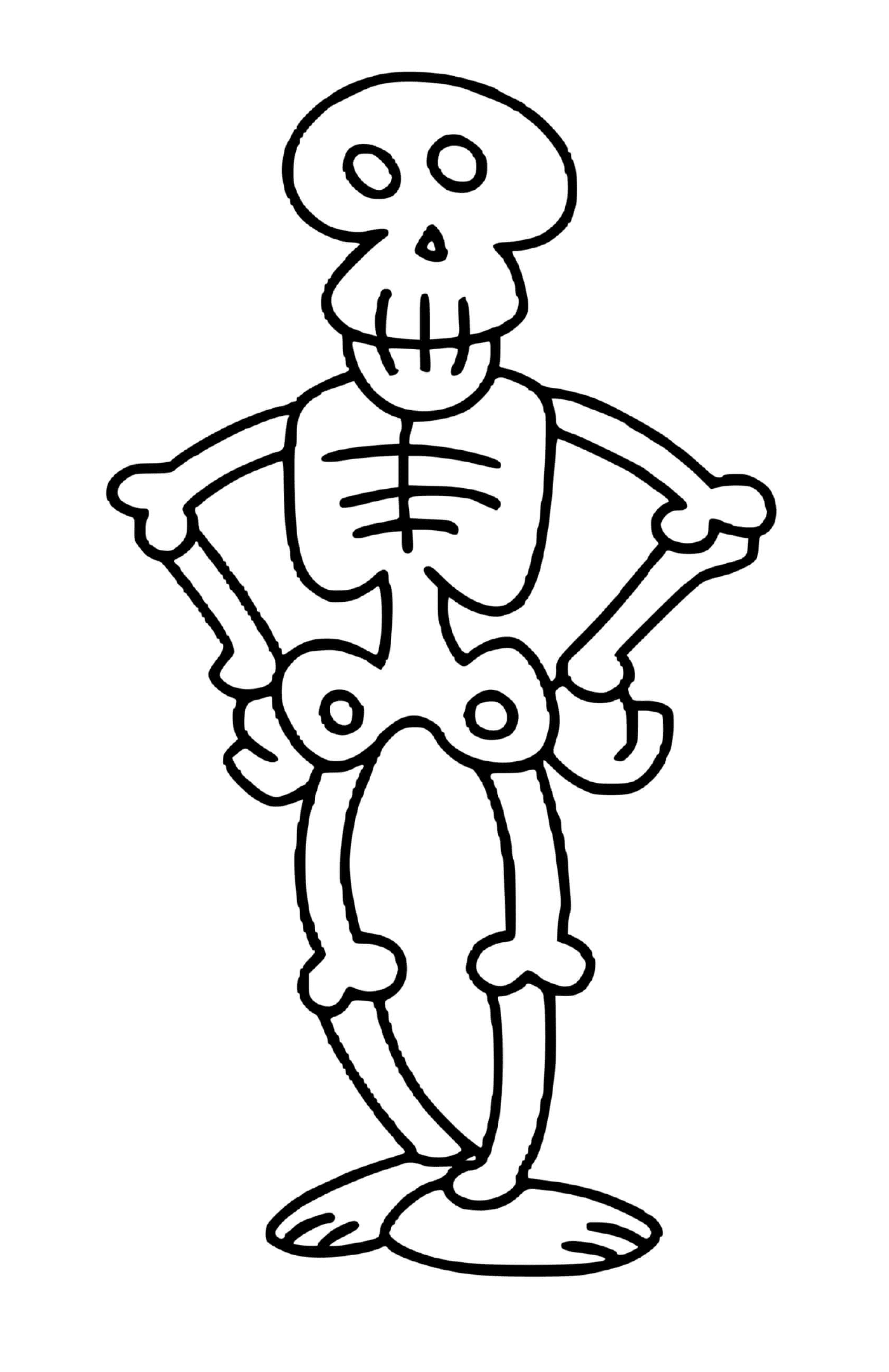  Esqueleto de Halloween 