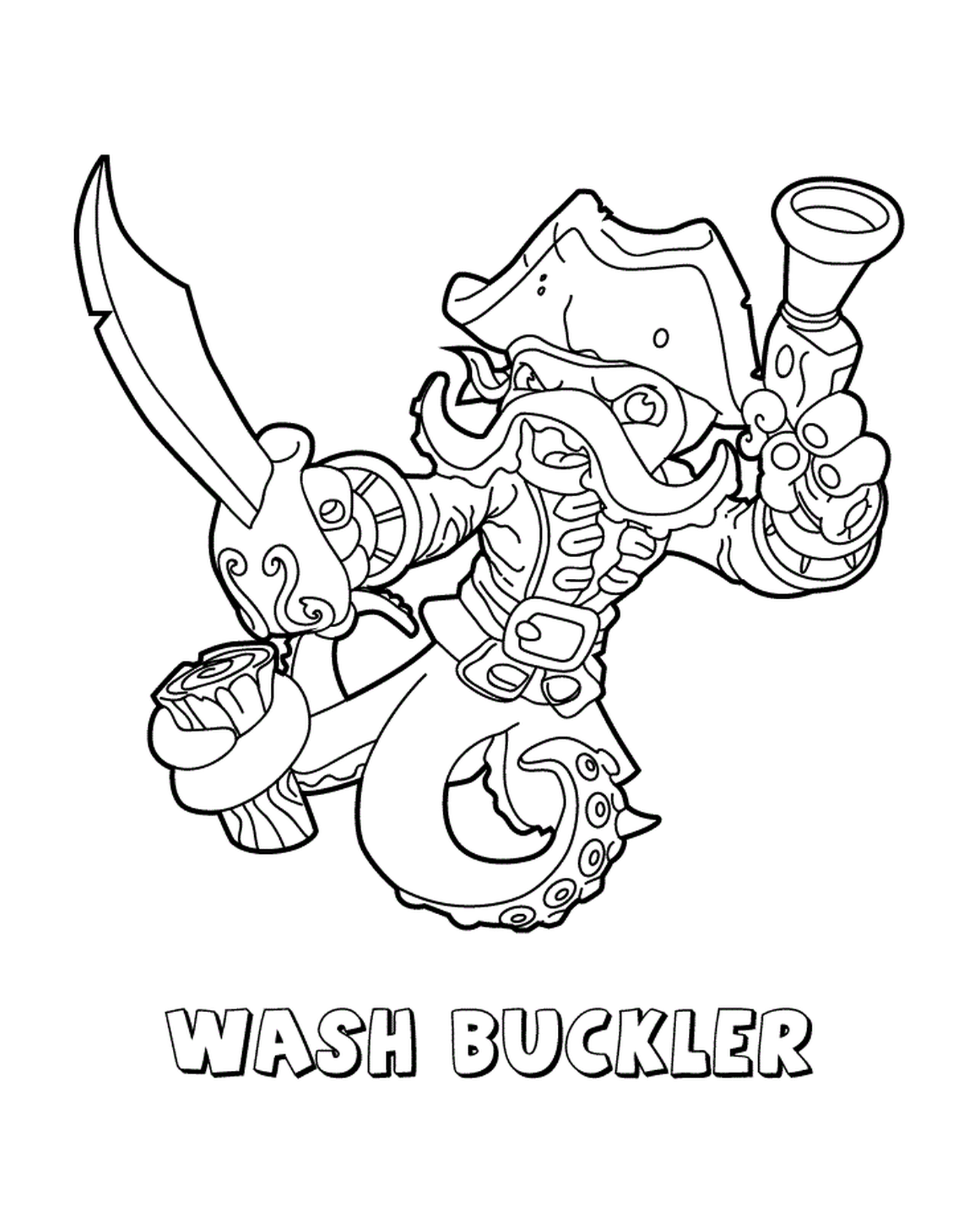  Skylanders Force Water First Wash Buckler Edition 