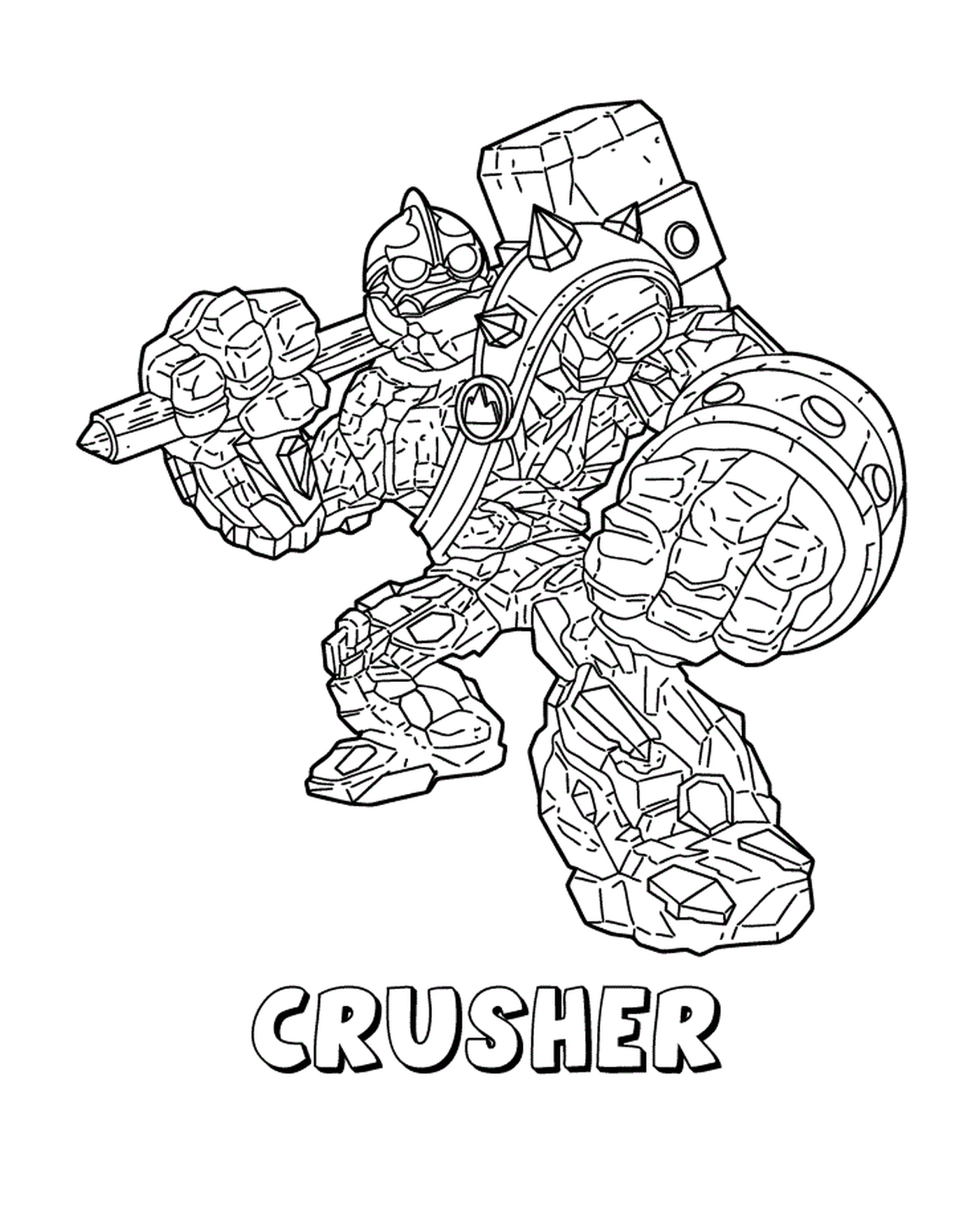  Skylanders Gigantes Crusher formidable 