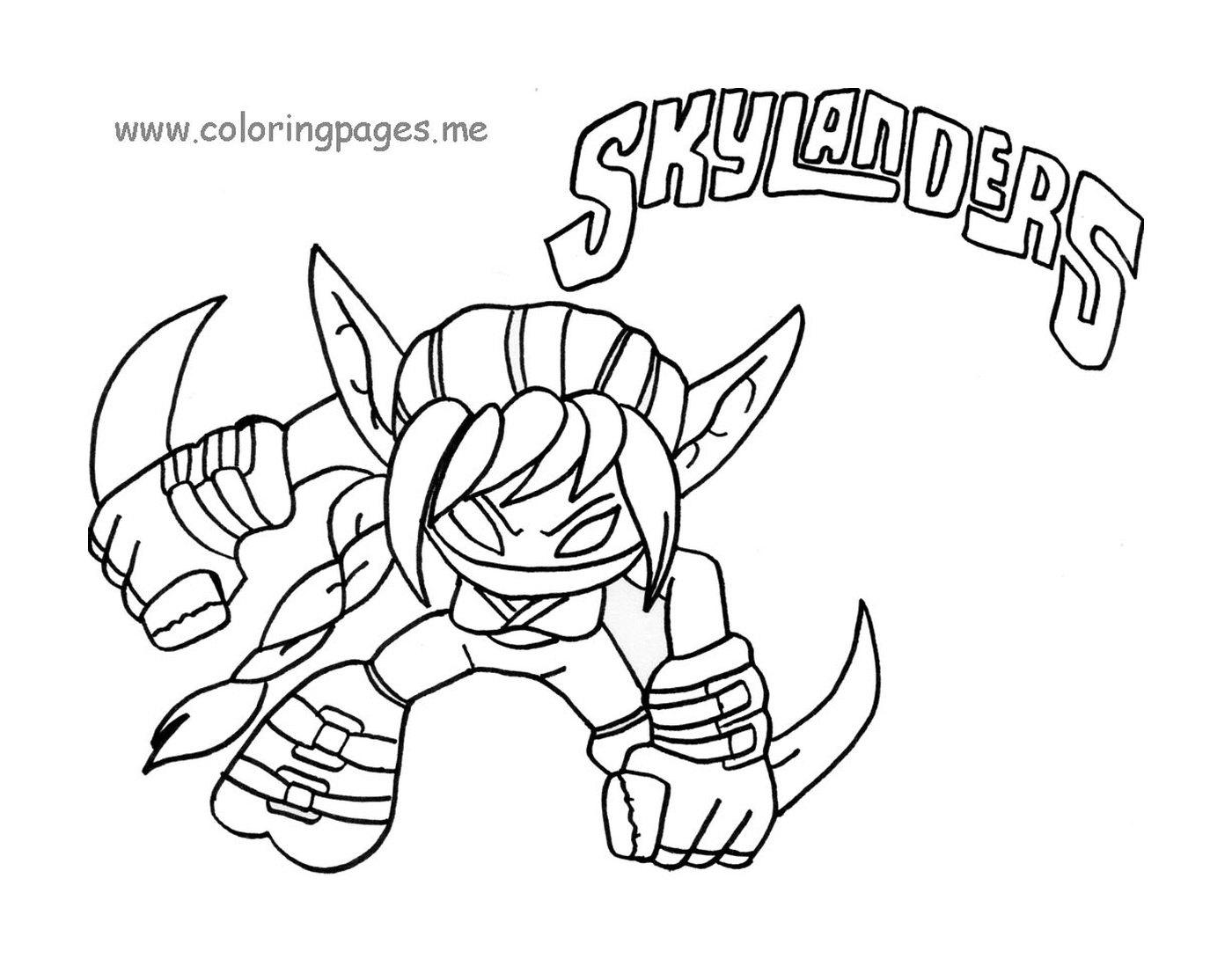  Drawing of Skylanders to be printed 