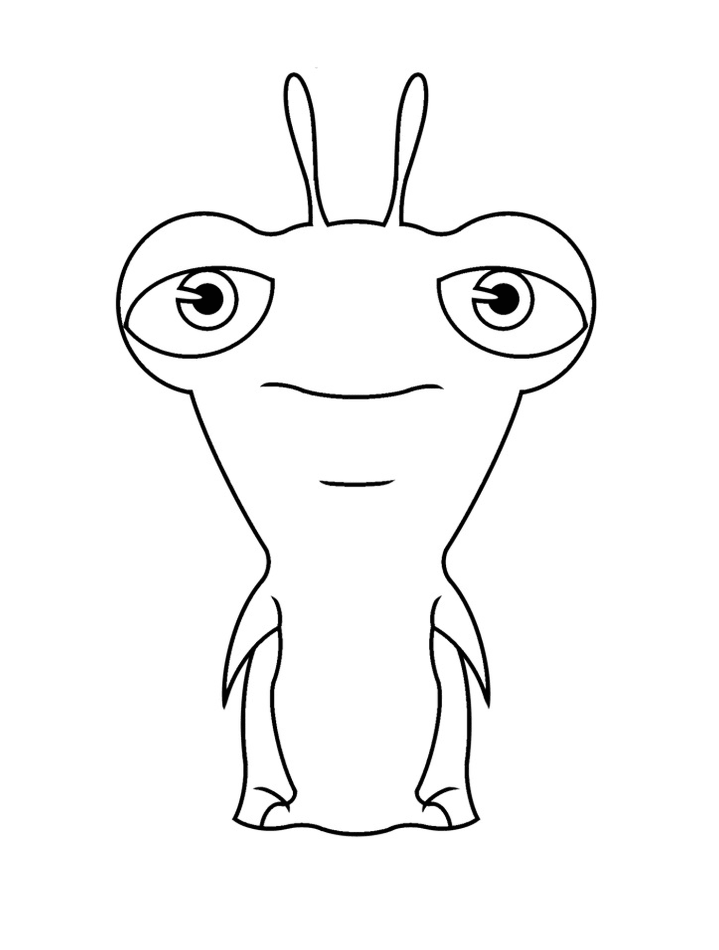  Lavalynx, personaggio dei cartoni animati con grandi occhi 