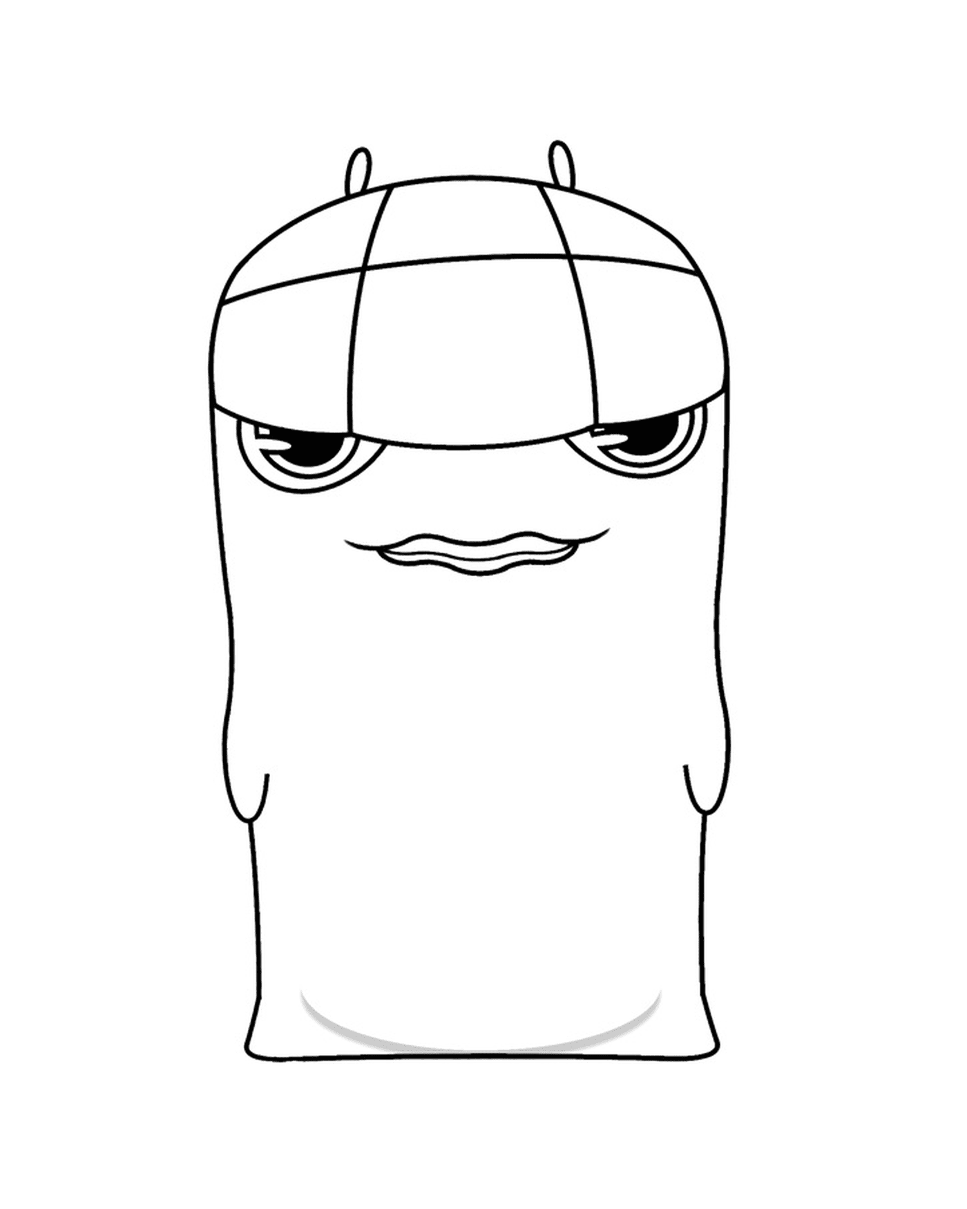  Grenuke, personaggio dei cartoni animati con un cappello 