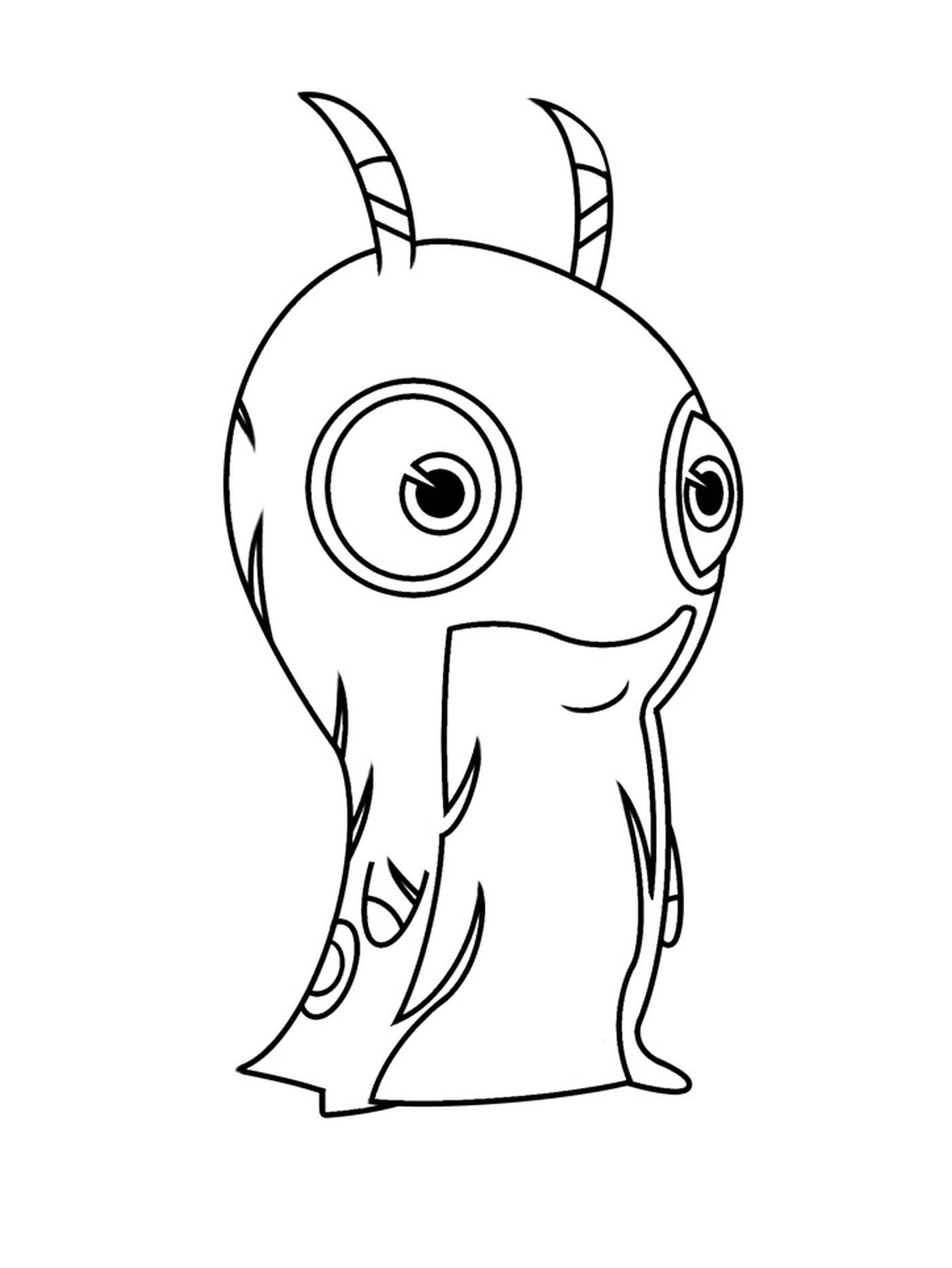  Vinedrill, monstruo de dibujos animados 