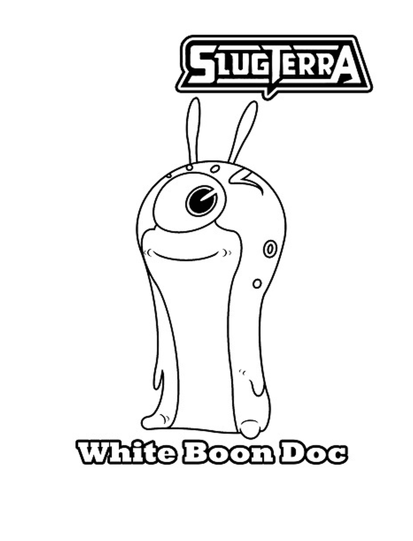  White Boon Doc, ein weißes Insekt 
