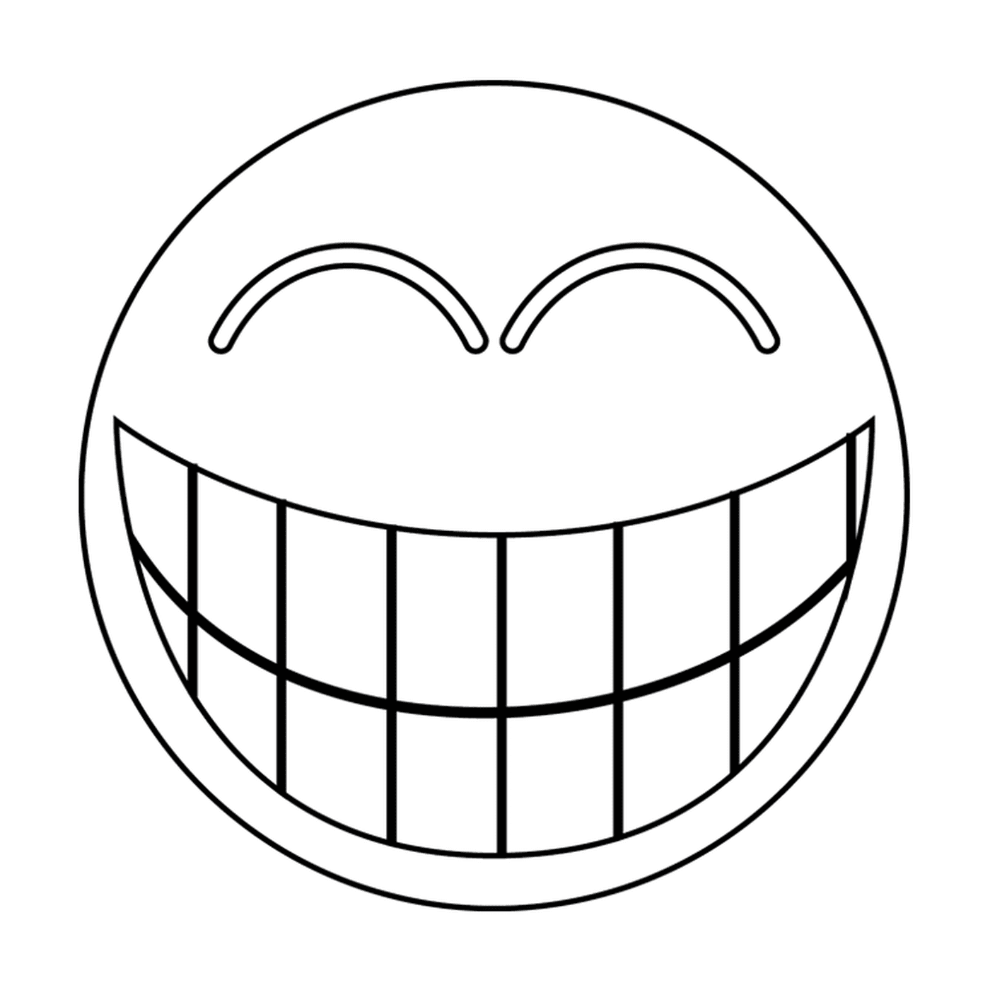  Affronta la risata sorridente 