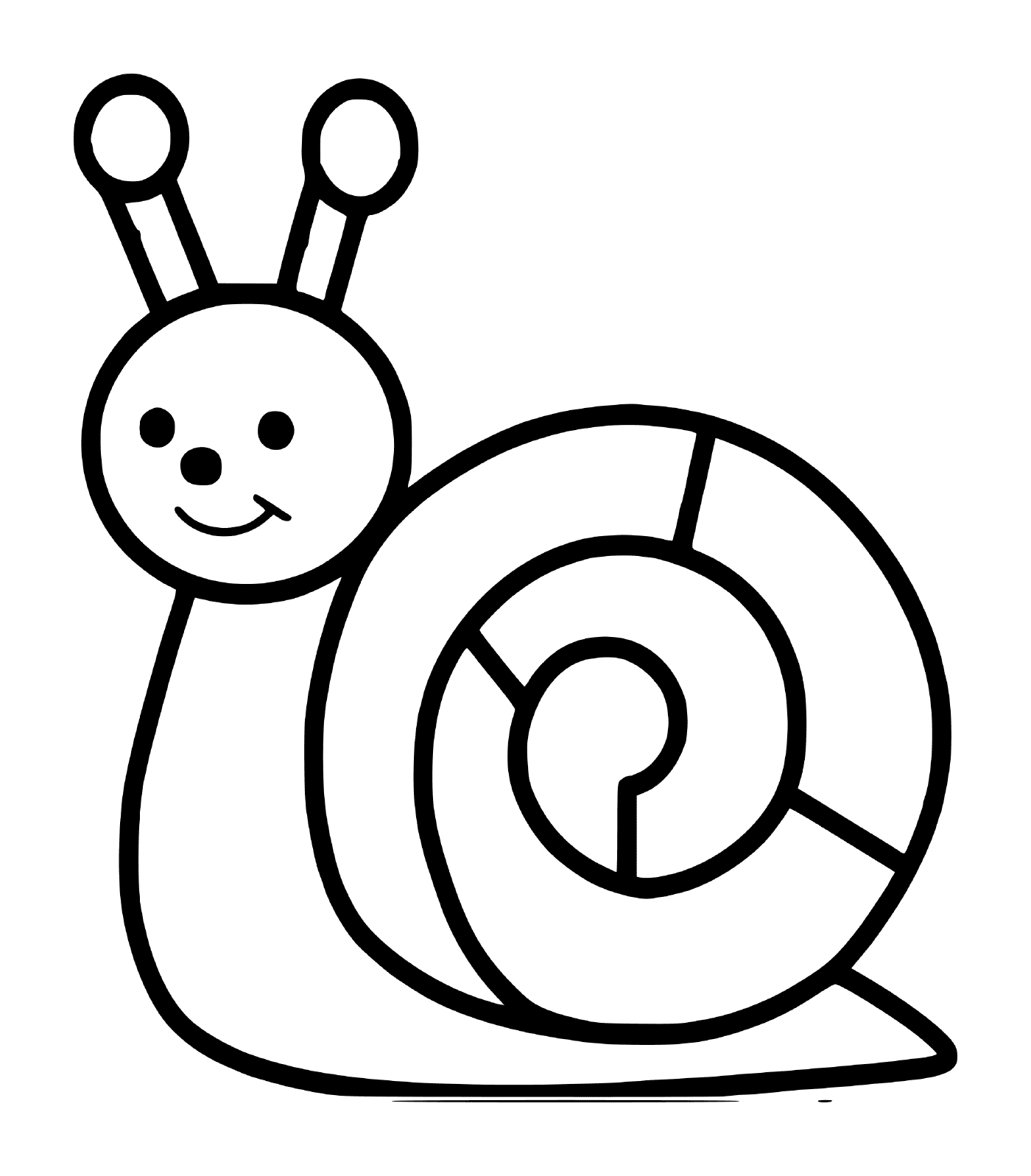  Sweet snail at kindergarten 