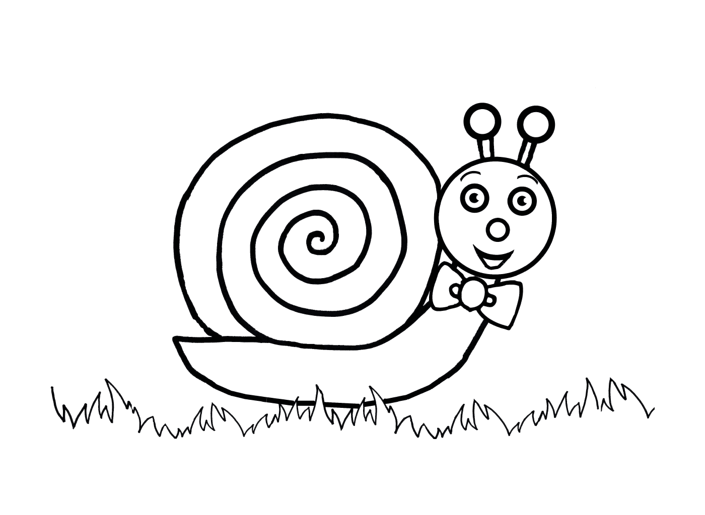  Snail with a big smile 