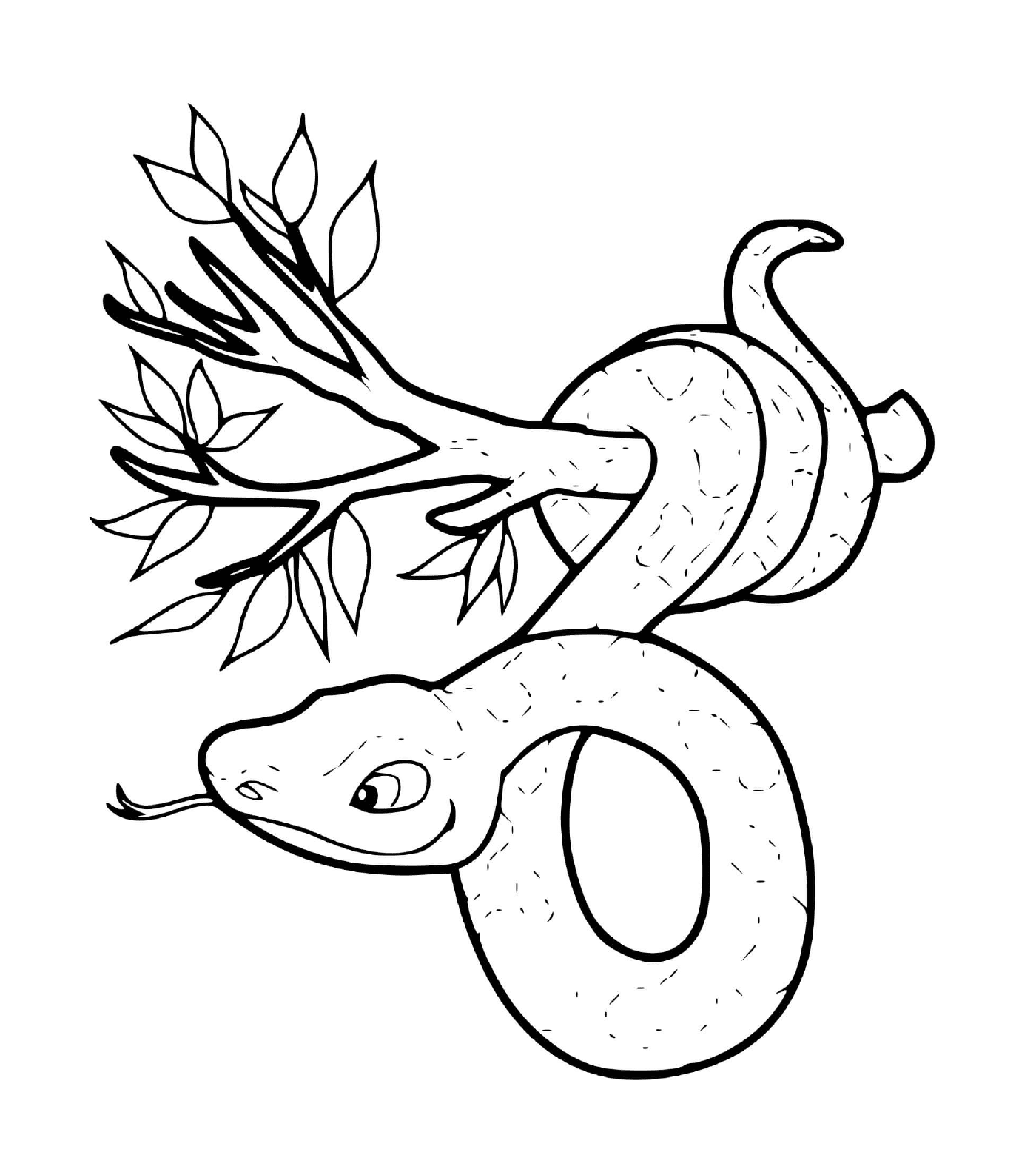  Serpente su un albero 